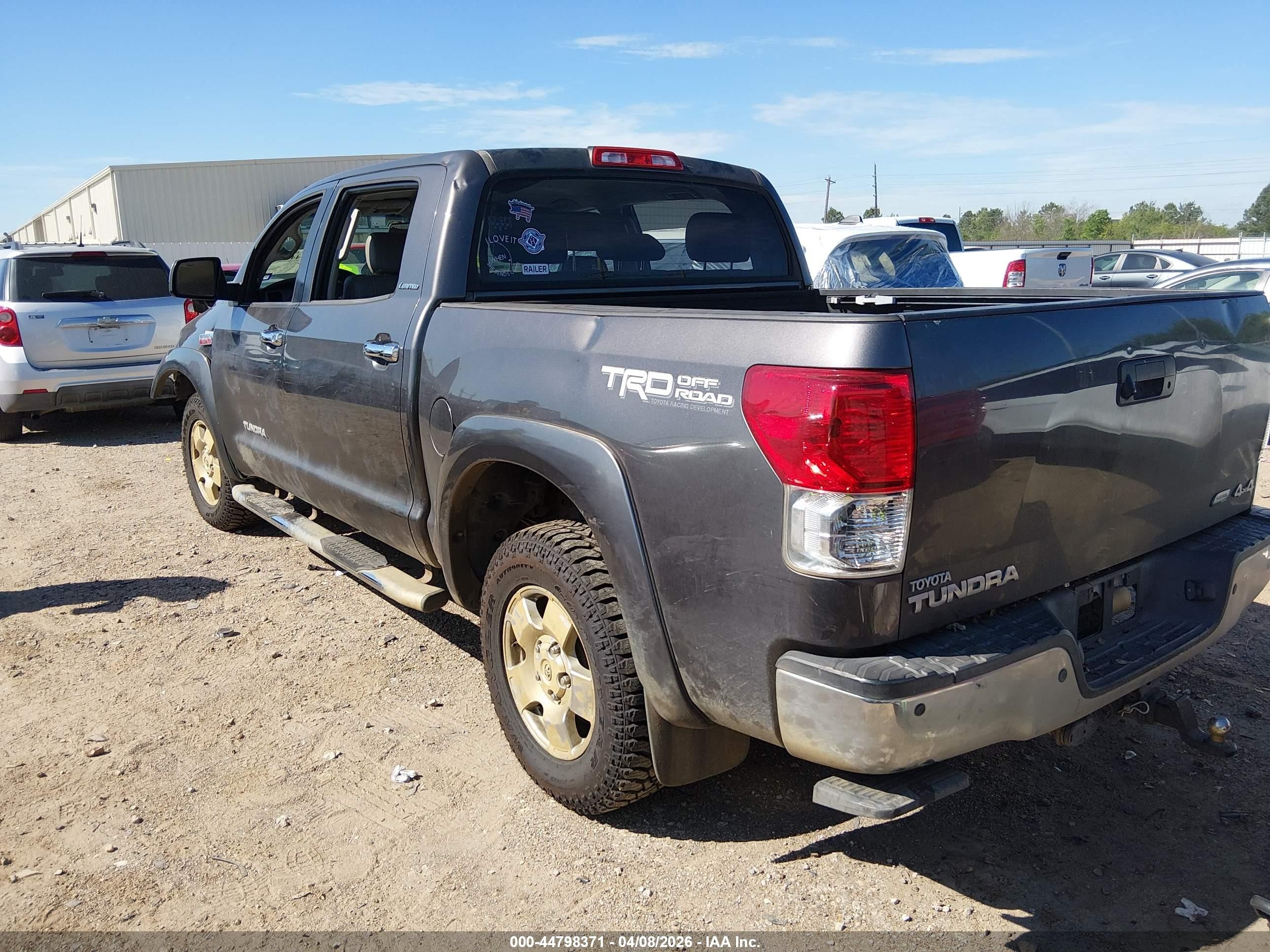 2012 Toyota Tundra Limited 5.7l V8 Gray vin: 5TFHW5F11CX231435