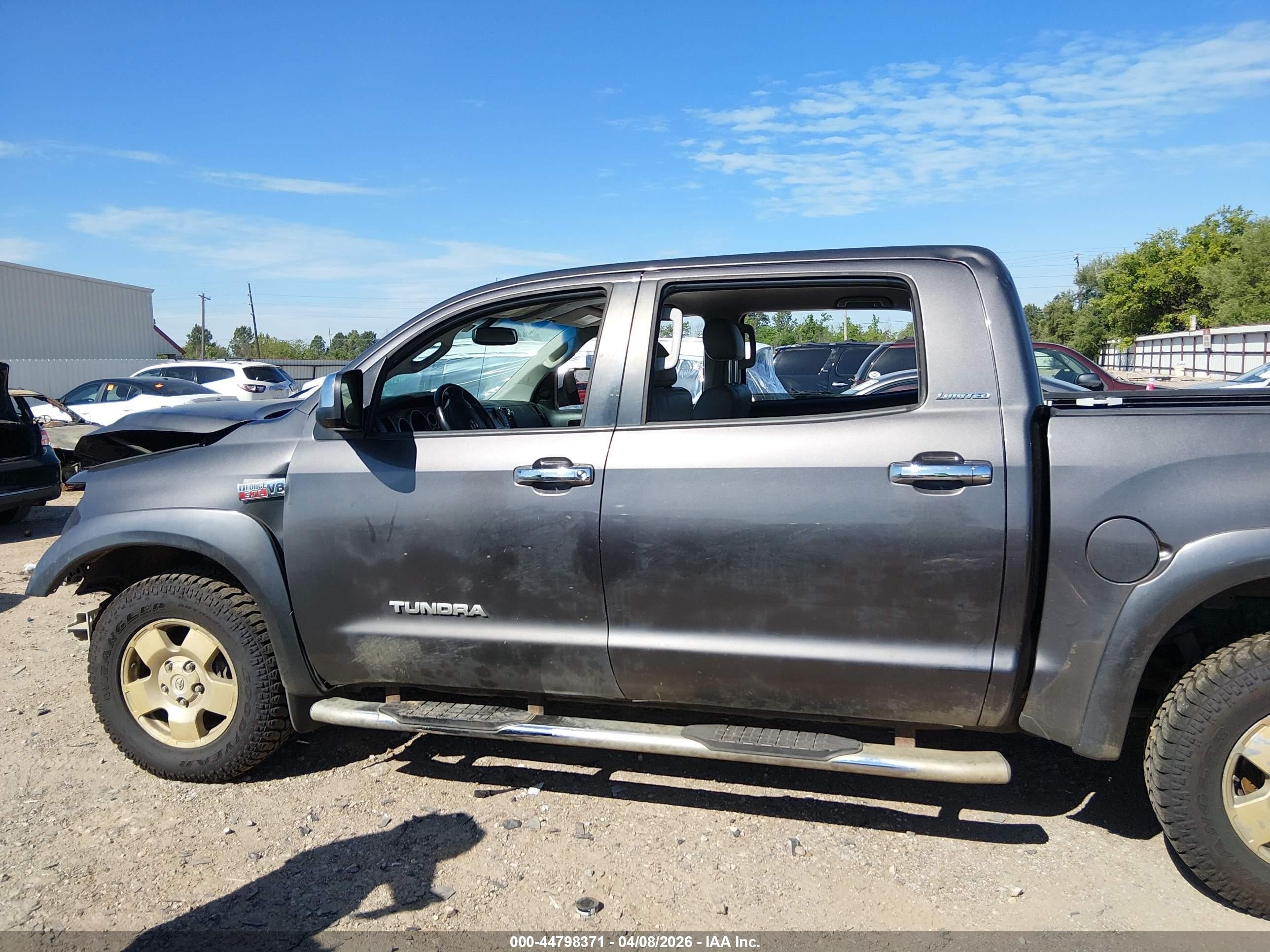 2012 Toyota Tundra Limited 5.7l V8 Gray vin: 5TFHW5F11CX231435