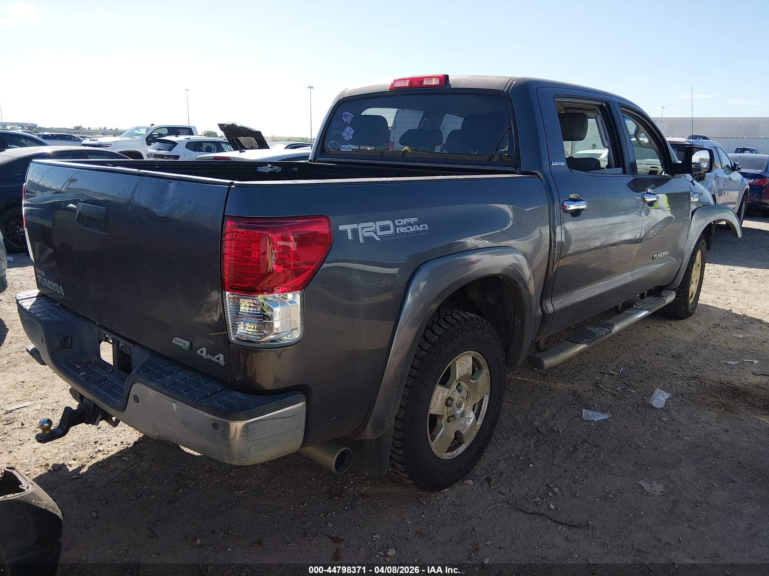 2012 Toyota Tundra Limited 5.7l V8 Gray vin: 5TFHW5F11CX231435