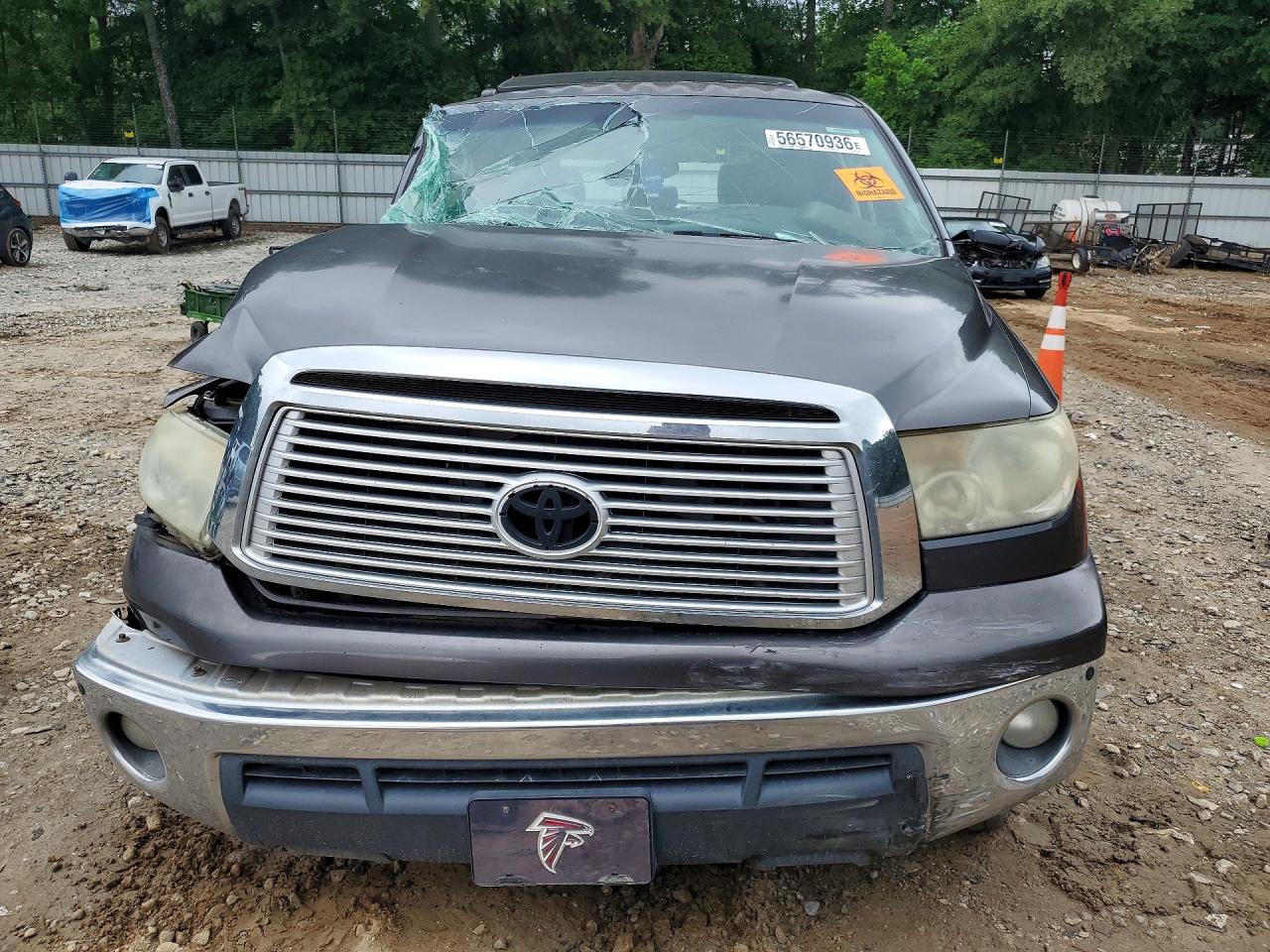 2012 Toyota Tundra Crewmax Limited Gray vin: 5TFHW5F11CX264581