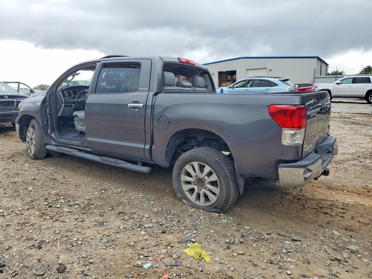2012 Toyota Tundra Crewmax Limited Gray vin: 5TFHW5F11CX264581