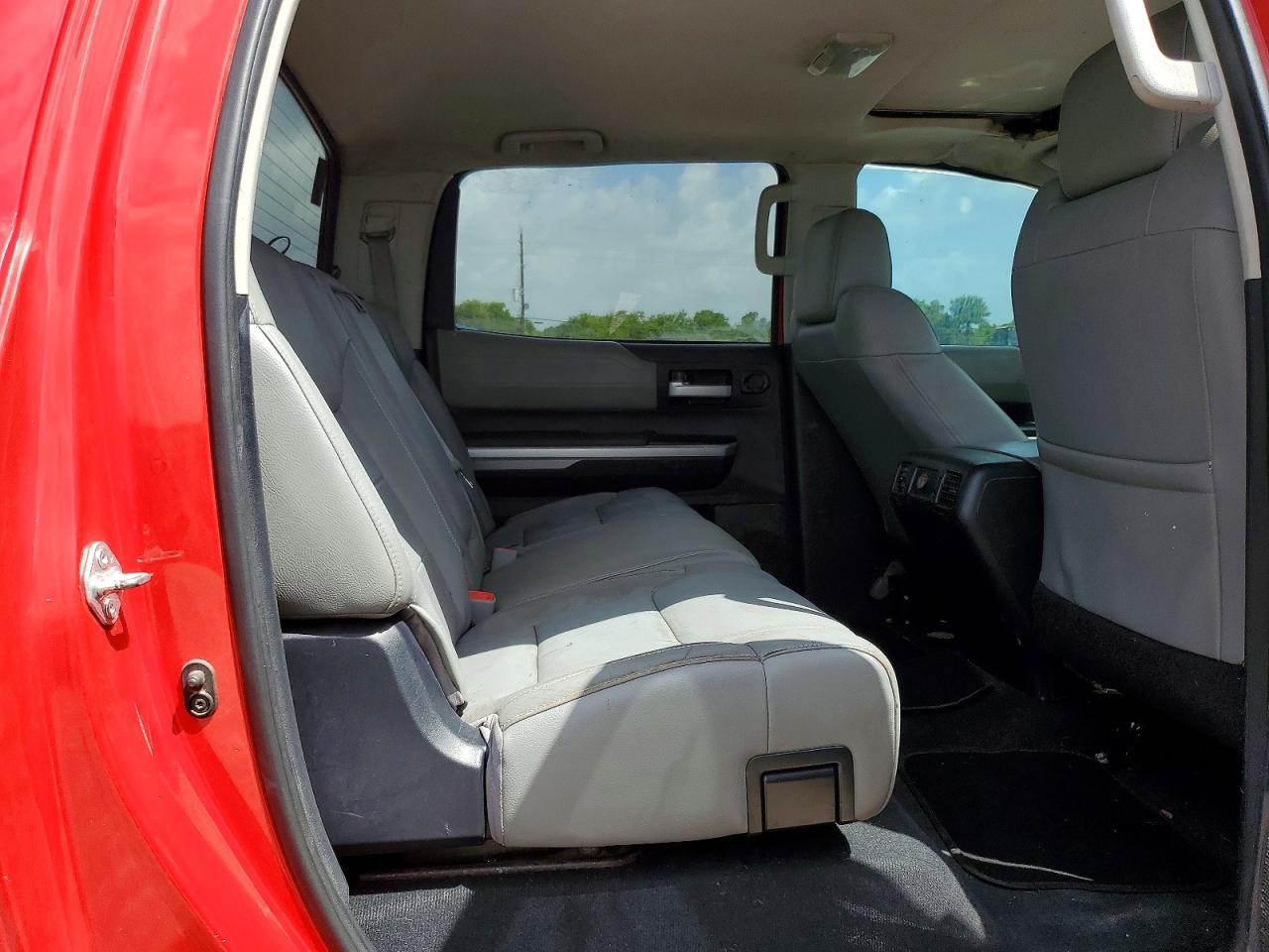 2014 Toyota Tundra Crewmax Limited Red vin: 5TFHW5F11EX324135