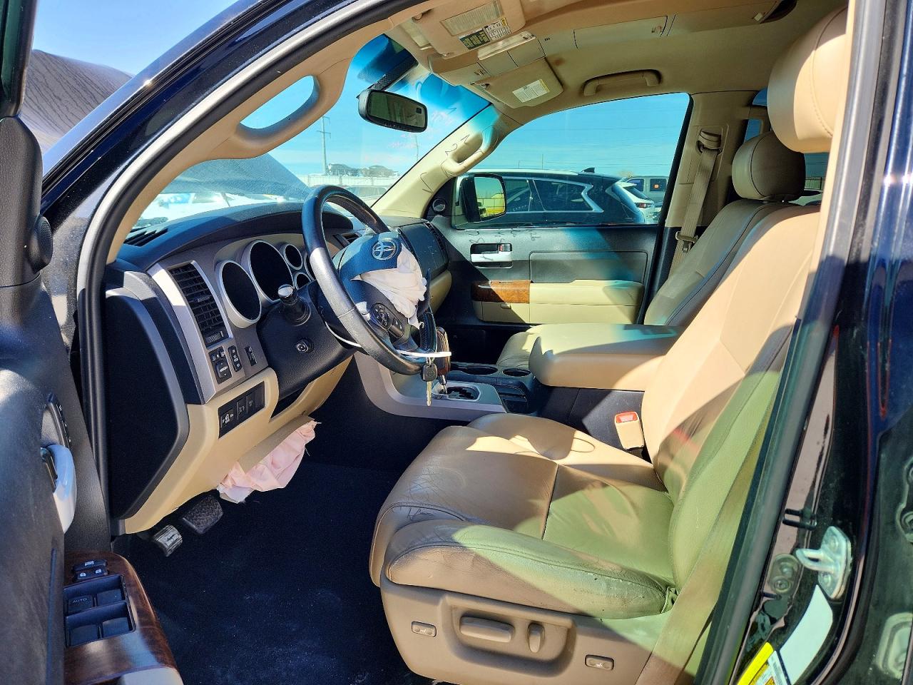 2012 Toyota Tundra Crewmax Limited Black vin: 5TFHW5F12CX258367