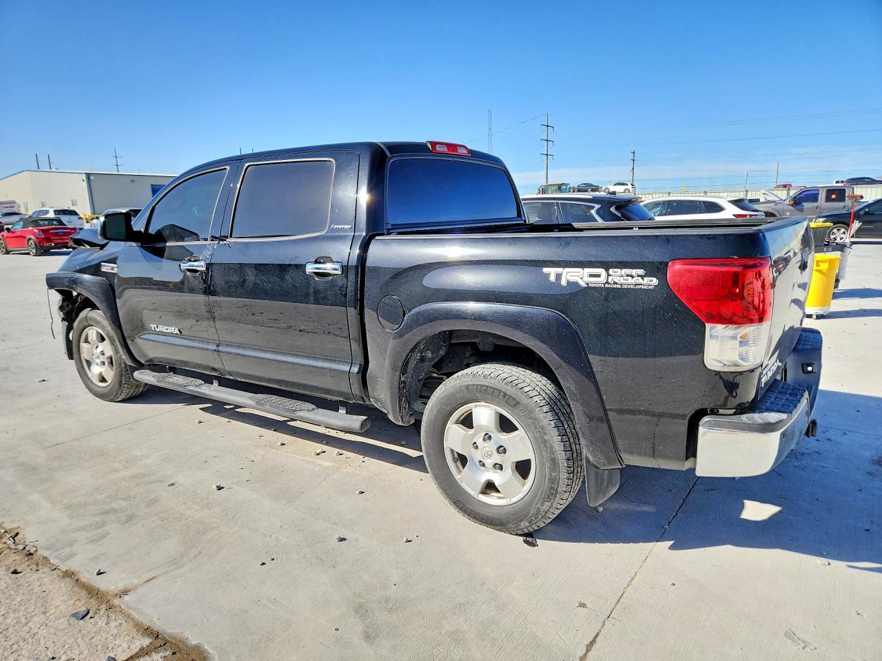2012 Toyota Tundra Crewmax Limited Black vin: 5TFHW5F12CX258367