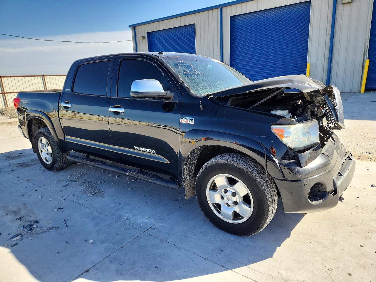 2012 Toyota Tundra Crewmax Limited Black vin: 5TFHW5F12CX258367