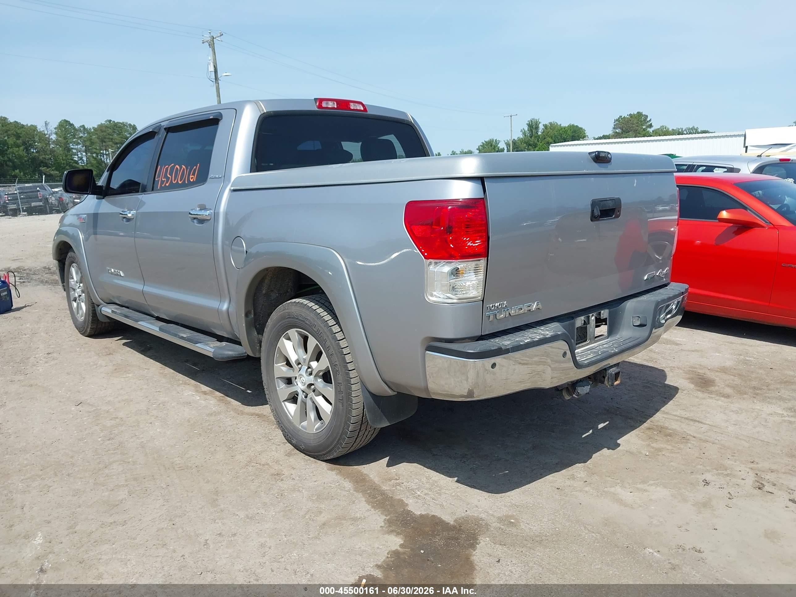 2010 Toyota Tundra Limited 5.7l V8 Silver vin: 5TFHW5F13AX123217