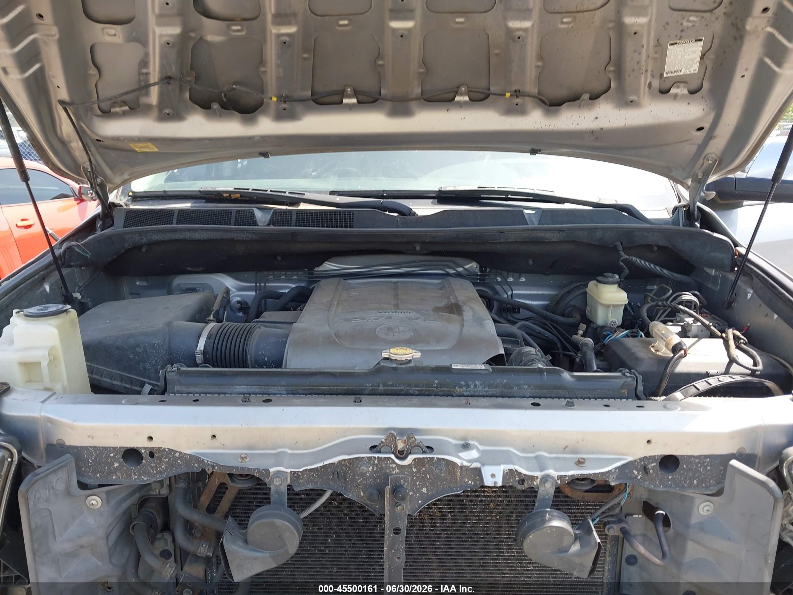 2010 Toyota Tundra Limited 5.7l V8 Silver vin: 5TFHW5F13AX123217