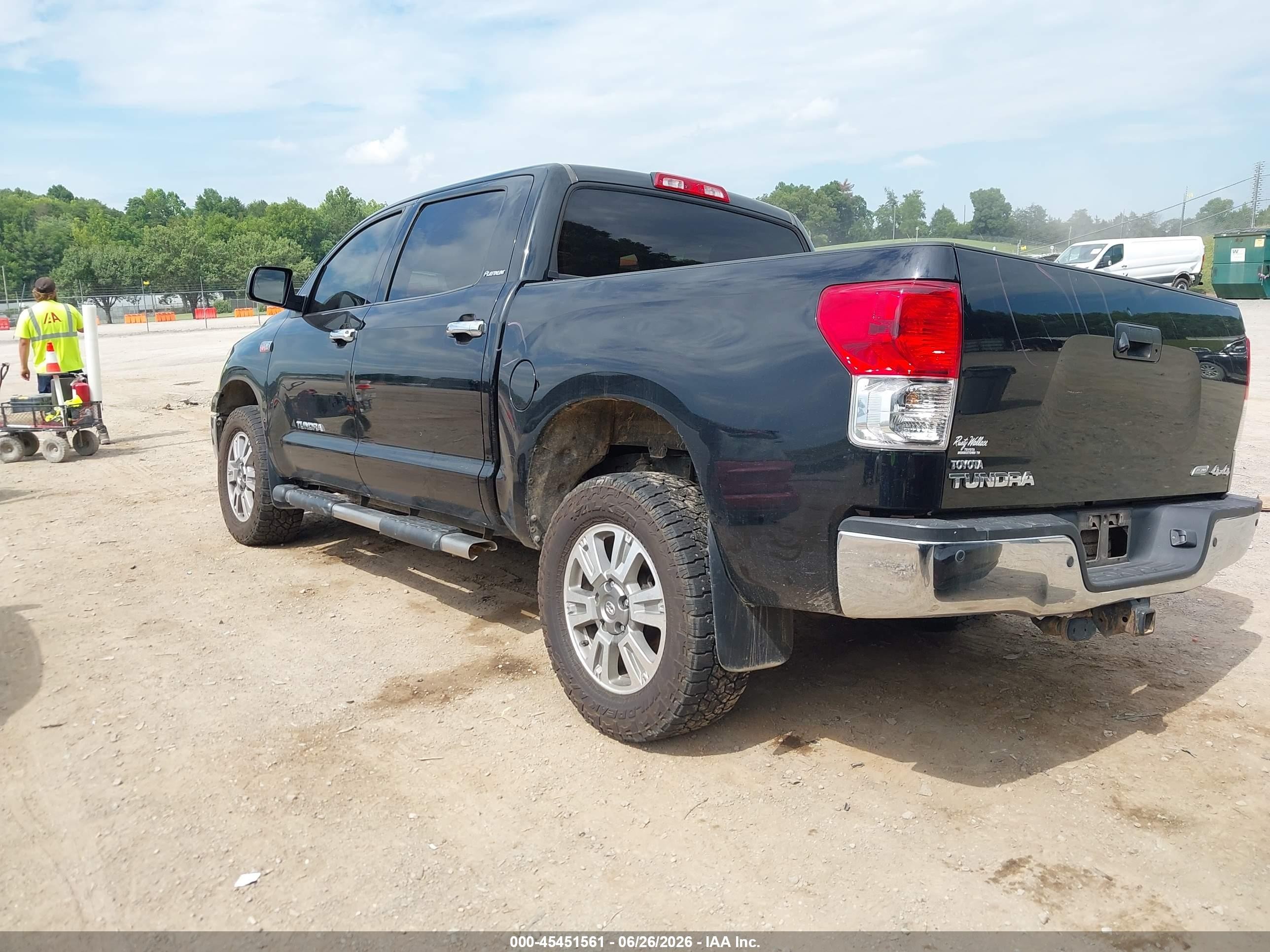 2012 Toyota Tundra Limited 5.7l V8 Black vin: 5TFHW5F13CX219951