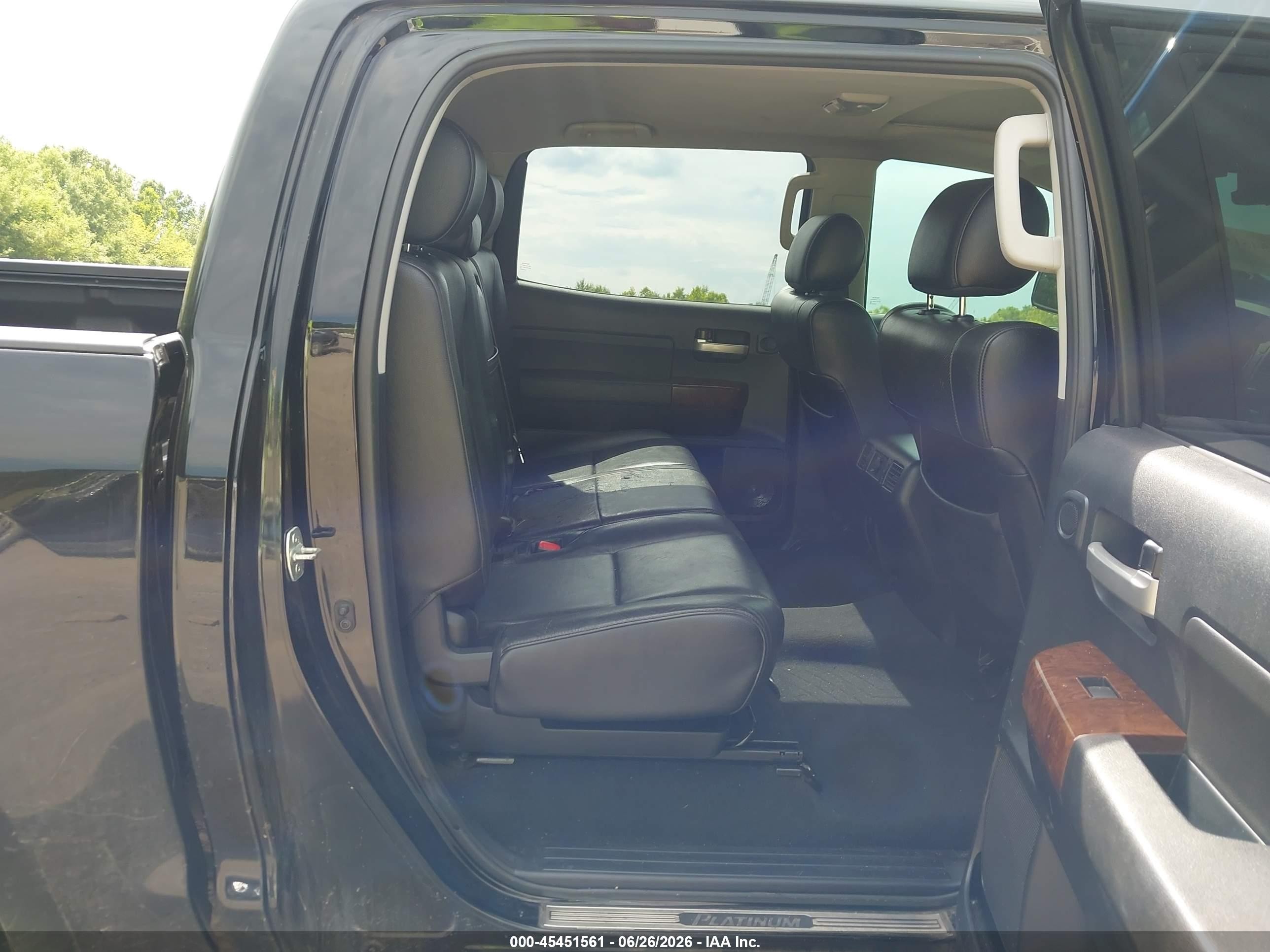 2012 Toyota Tundra Limited 5.7l V8 Black vin: 5TFHW5F13CX219951