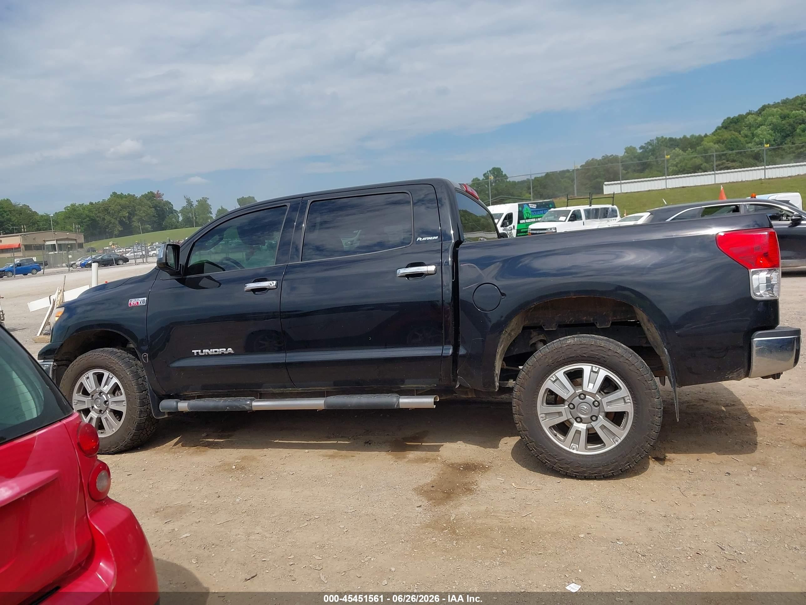 2012 Toyota Tundra Limited 5.7l V8 Black vin: 5TFHW5F13CX219951