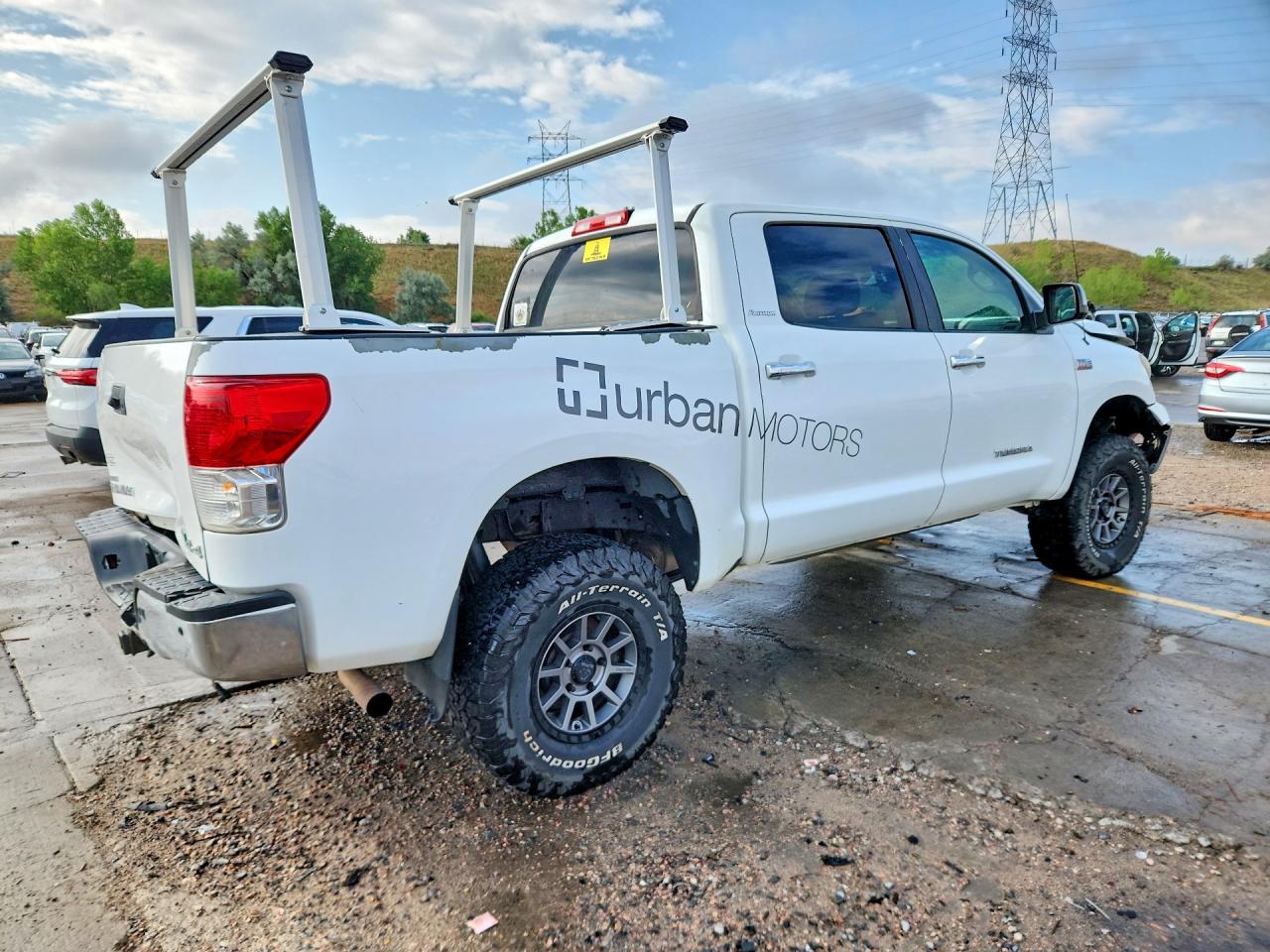 2012 Toyota Tundra Crewmax Limited White vin: 5TFHW5F13CX258152