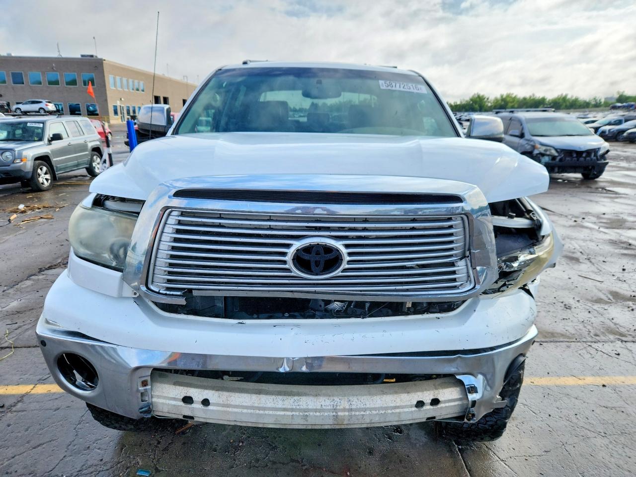 2012 Toyota Tundra Crewmax Limited White vin: 5TFHW5F13CX258152
