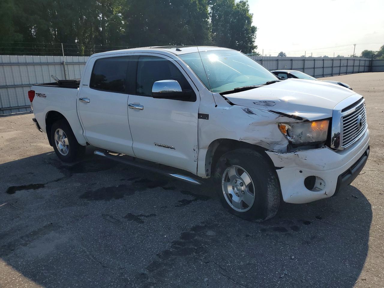 2012 Toyota Tundra Crewmax Limited White vin: 5TFHW5F13CX267319