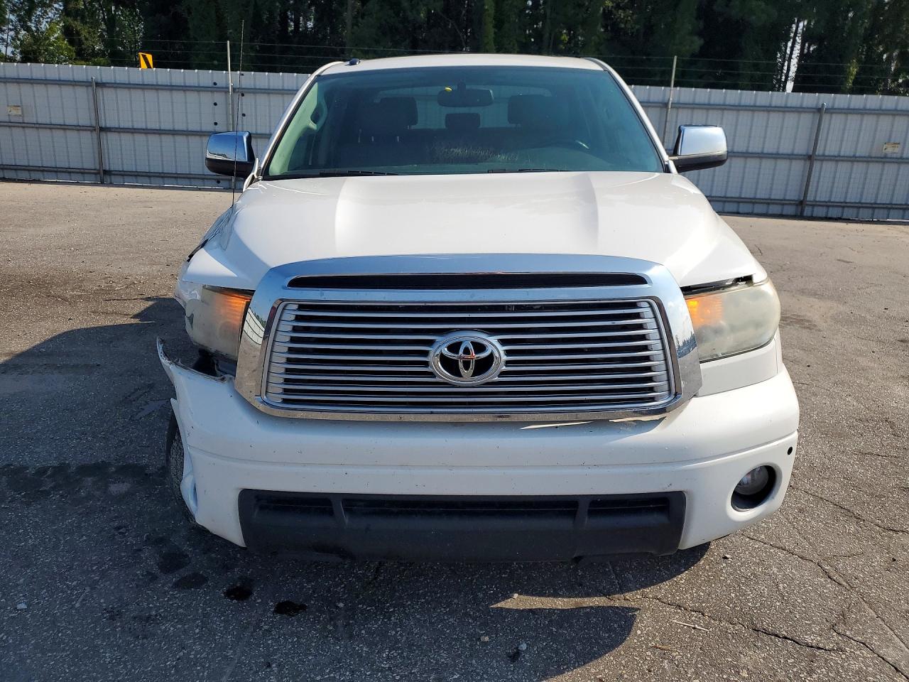 2012 Toyota Tundra Crewmax Limited White vin: 5TFHW5F13CX267319