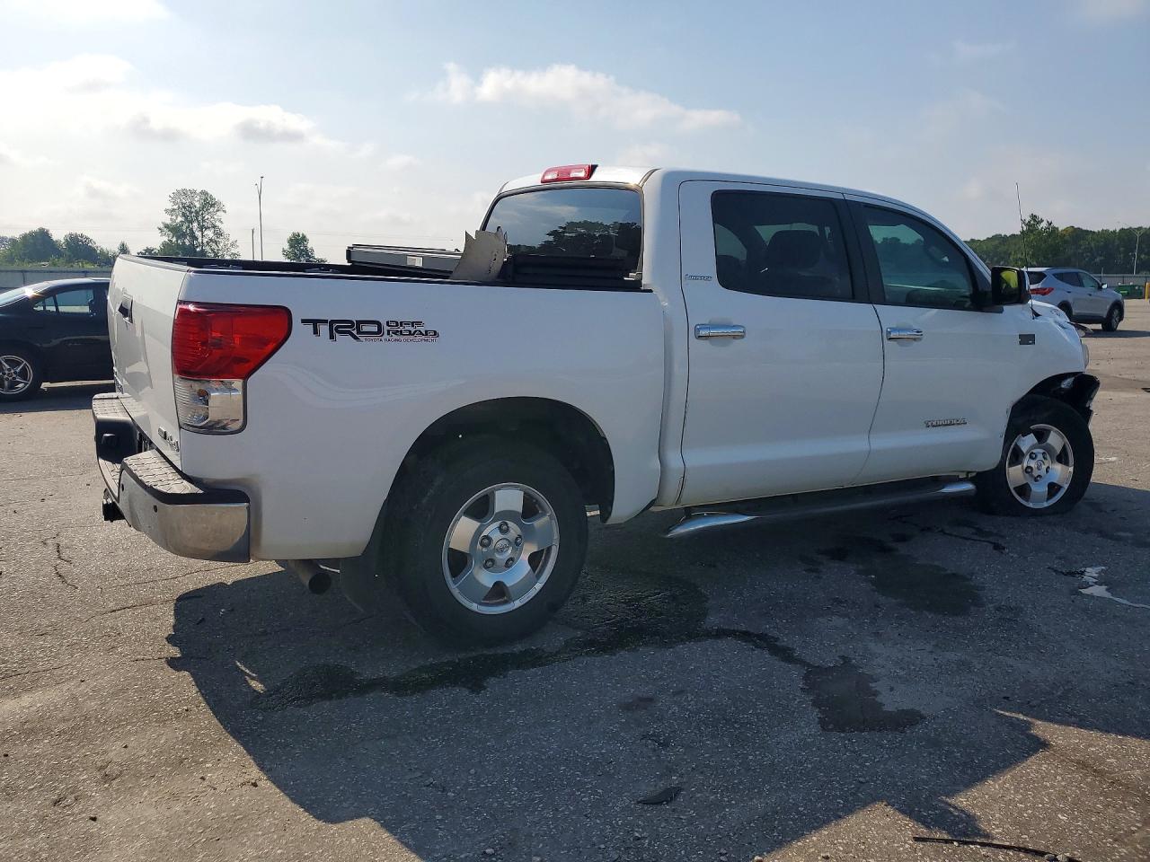 2012 Toyota Tundra Crewmax Limited White vin: 5TFHW5F13CX267319
