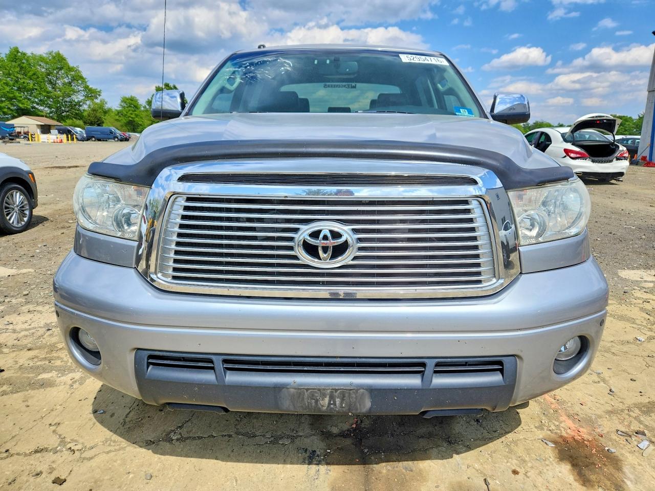 2010 Toyota Tundra Crewmax Limited Silver vin: 5TFHW5F14AX117801