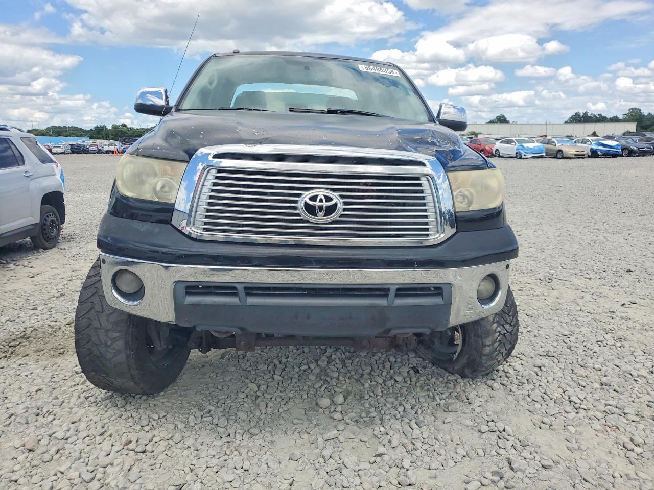 2010 Toyota Tundra Crewmax Limited Black vin: 5TFHW5F14AX145792