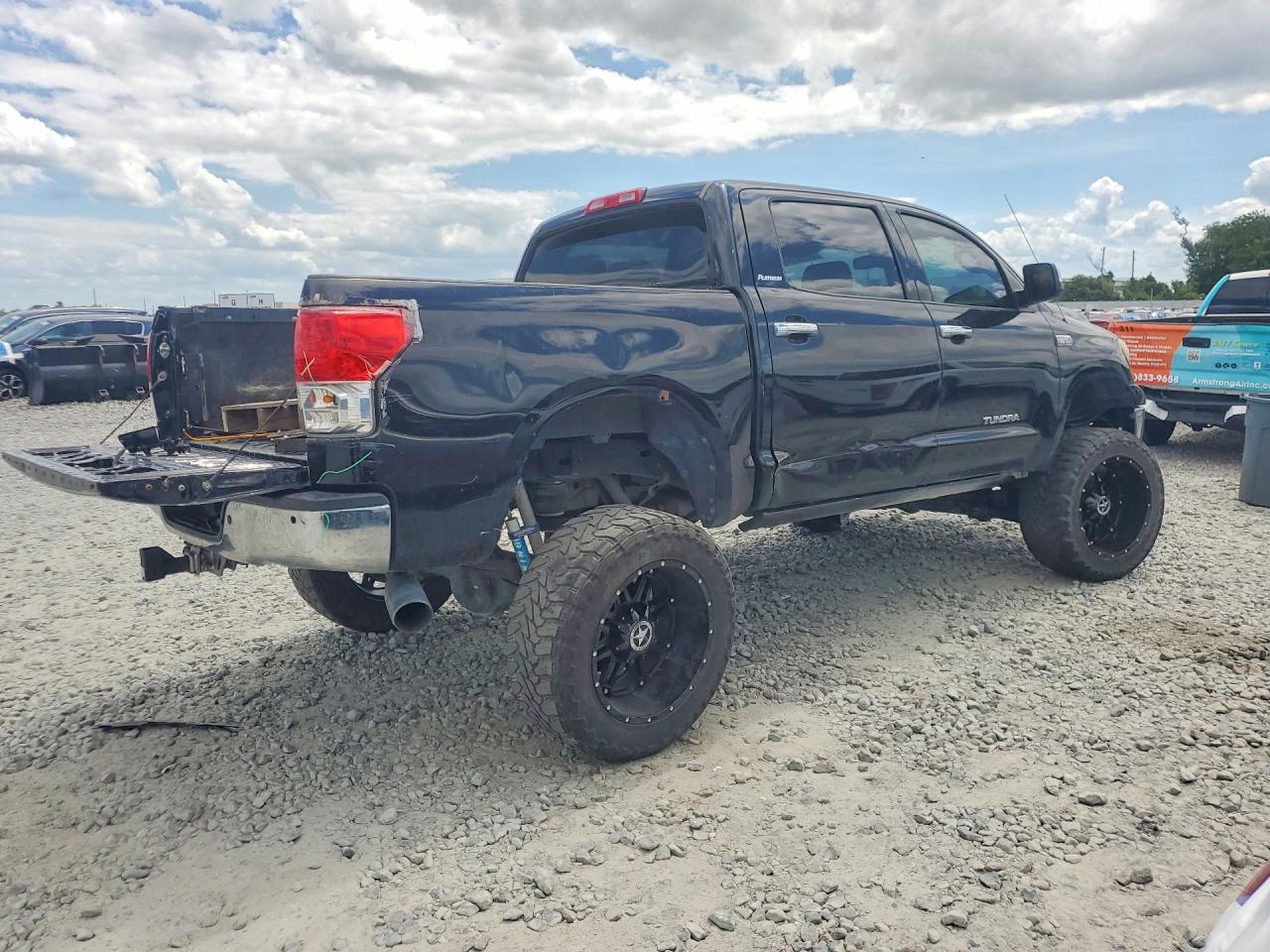 2010 Toyota Tundra Crewmax Limited Black vin: 5TFHW5F14AX145792