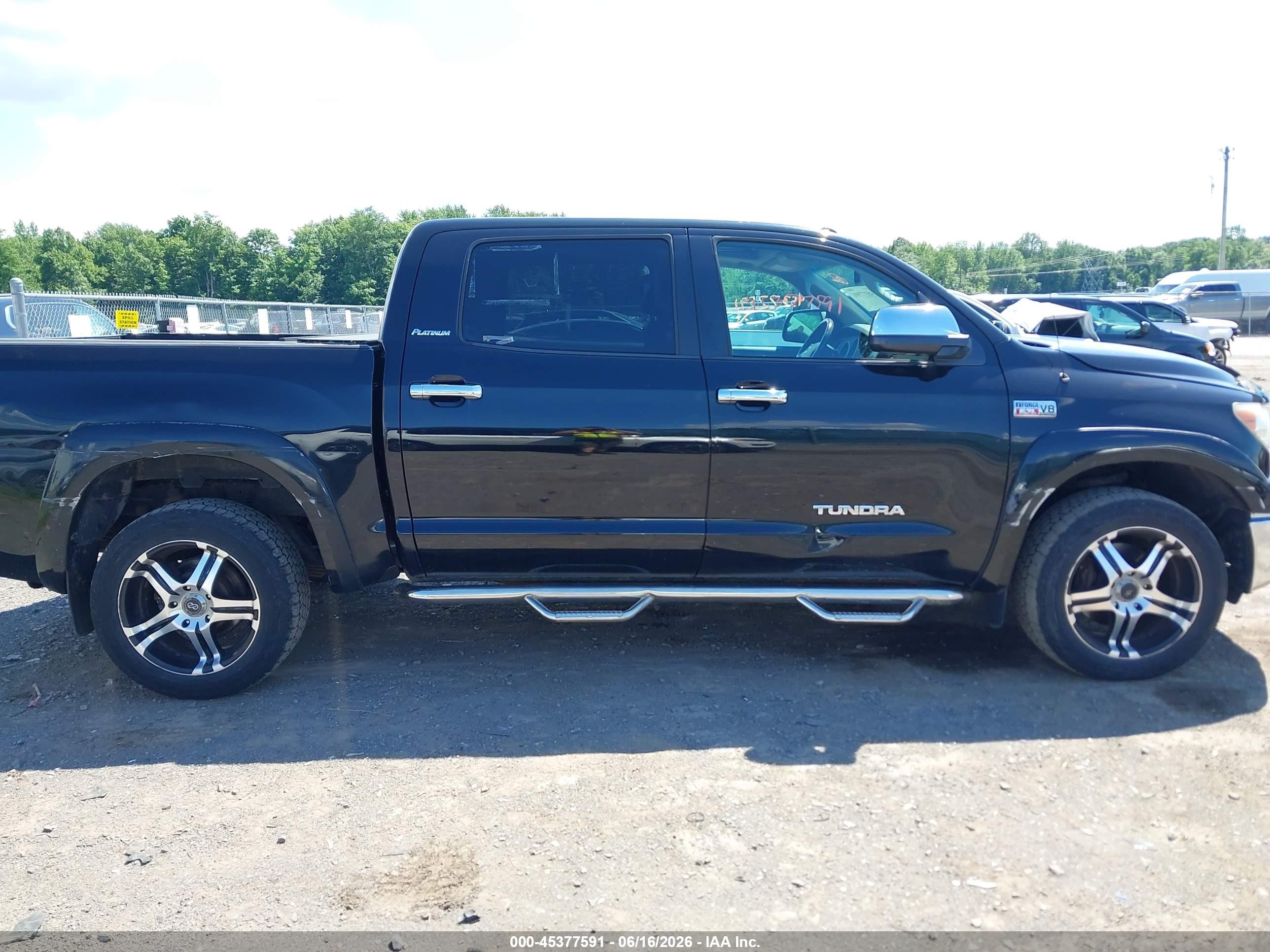 2010 Toyota Tundra Limited 5.7l V8 Black vin: 5TFHW5F15AX115037
