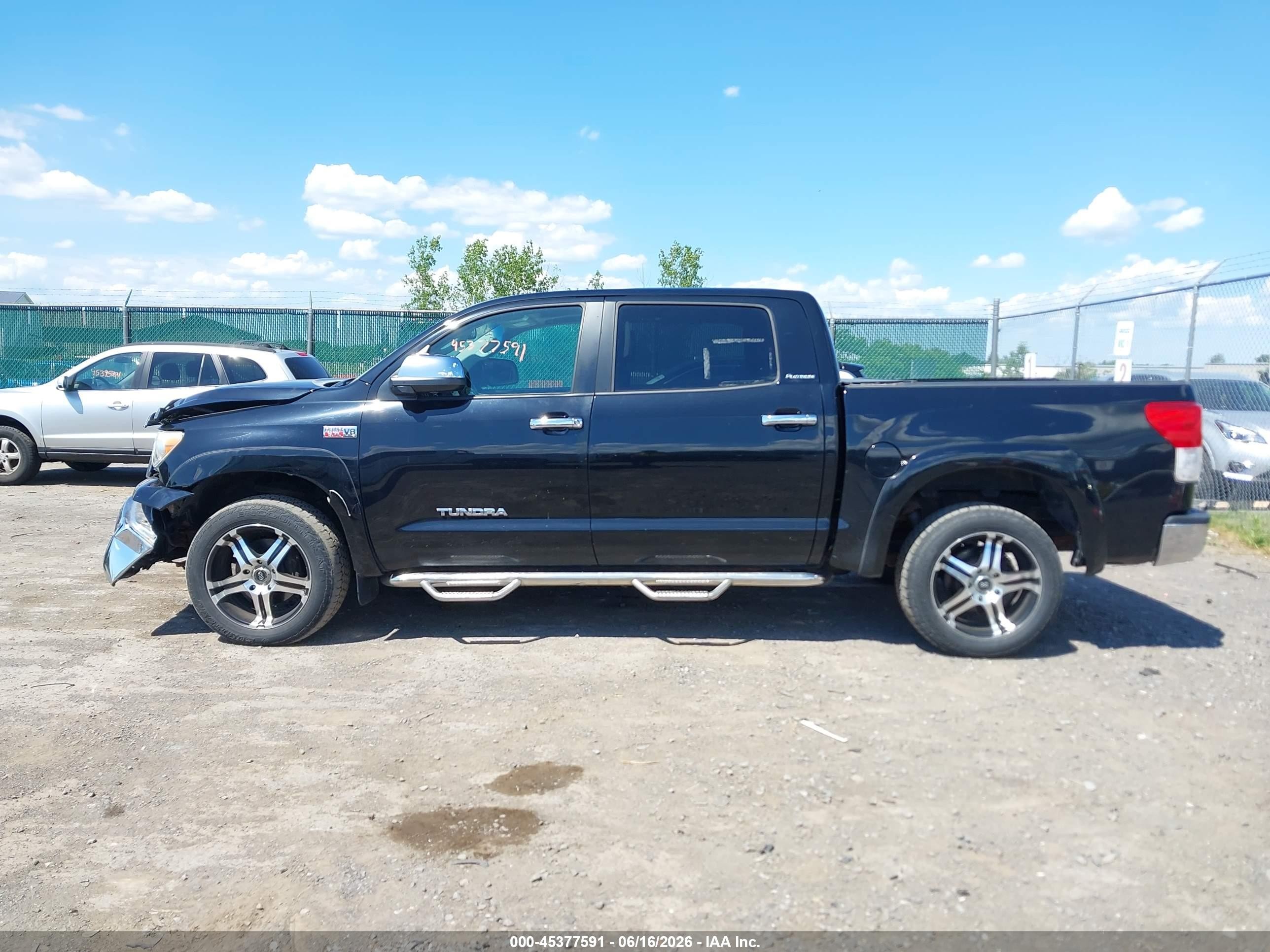 2010 Toyota Tundra Limited 5.7l V8 Black vin: 5TFHW5F15AX115037