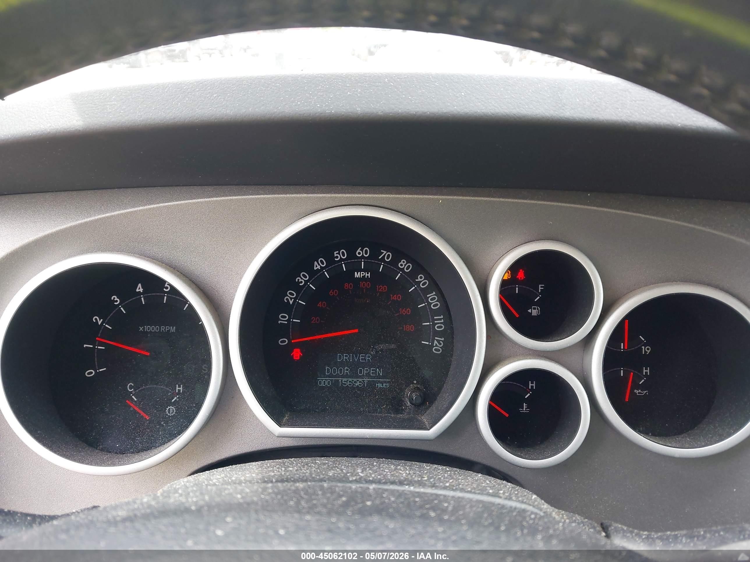 2010 Toyota Tundra Limited 5.7l V8 Red vin: 5TFHW5F15AX157935