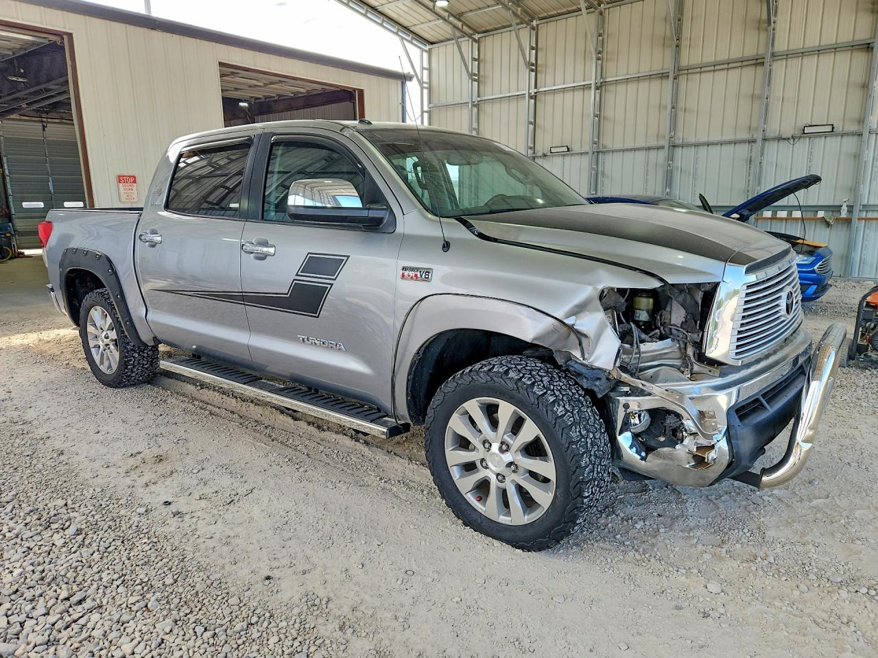 2012 Toyota Tundra Crewmax Limited Silver vin: 5TFHW5F15CX241255