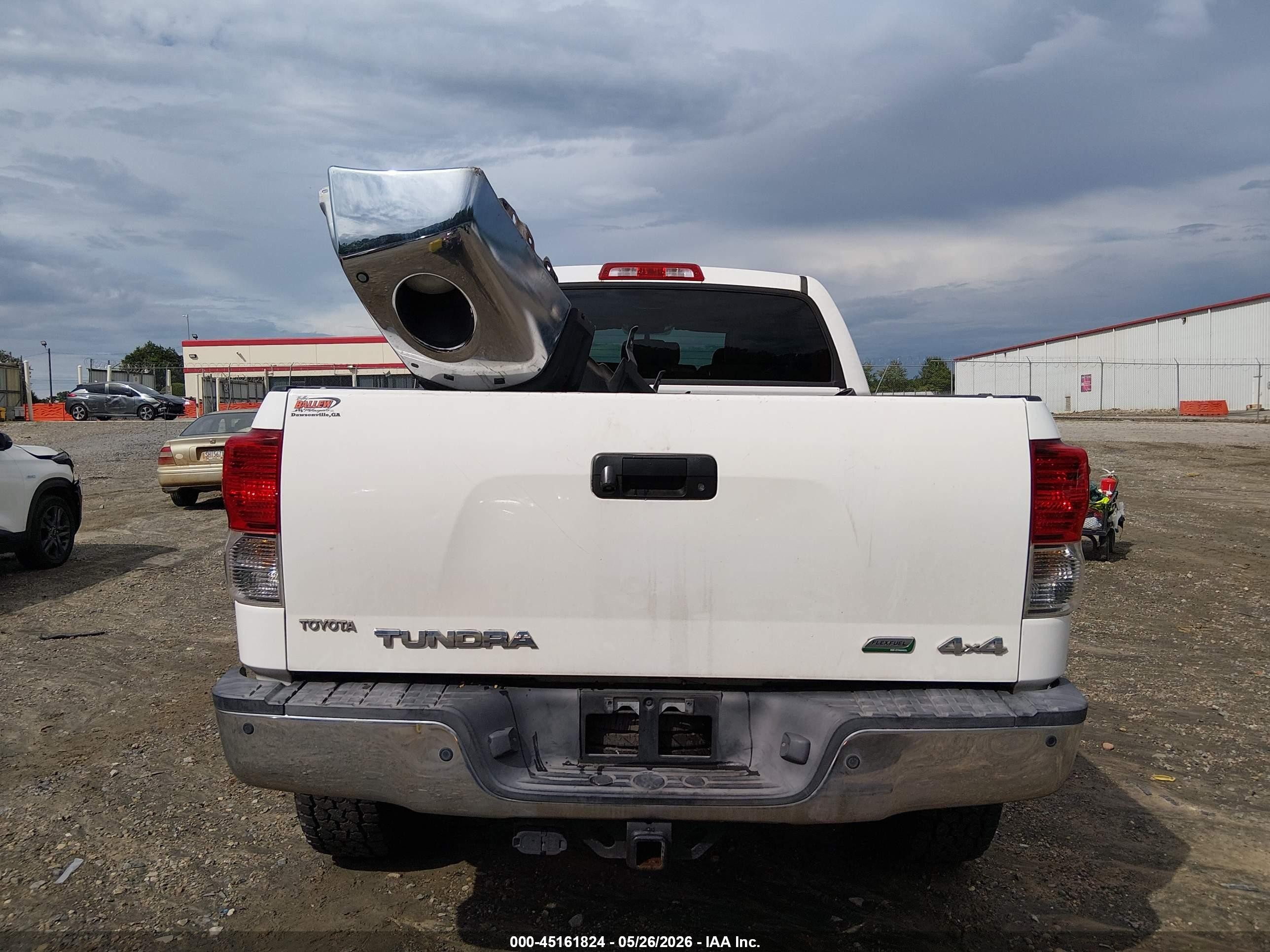 2013 Toyota Tundra Platinum 5.7l V8 White vin: 5TFHW5F16DX307832