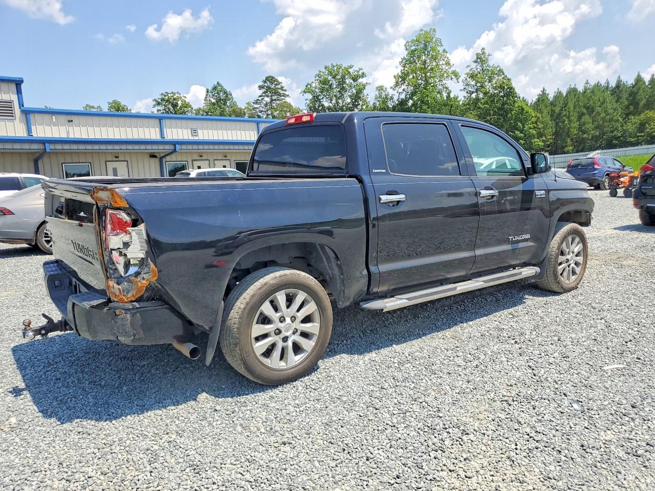 2014 Toyota Tundra Crewmax Limited Black vin: 5TFHW5F16EX409035