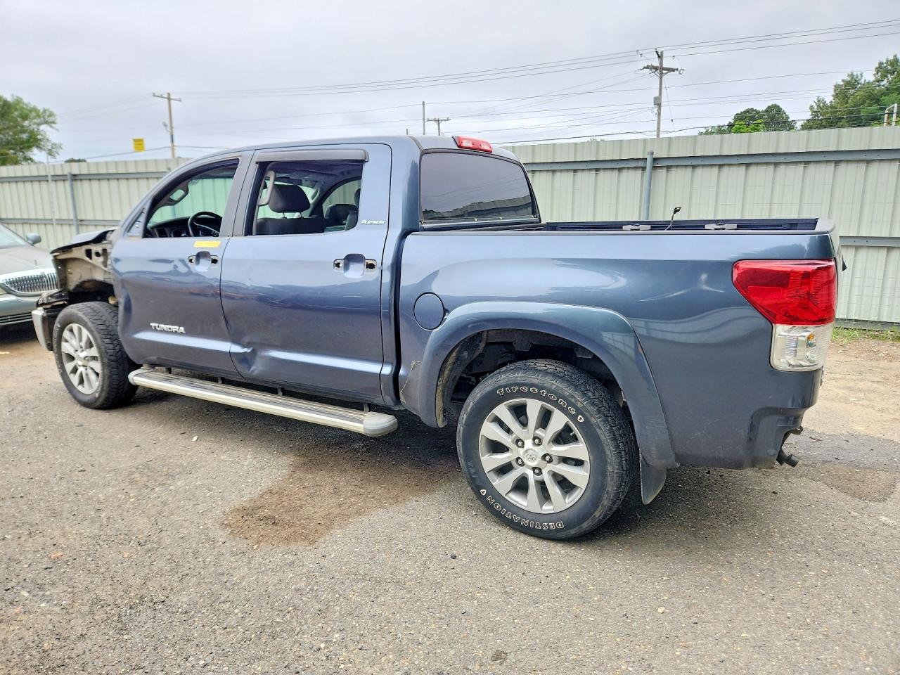 2010 Toyota Tundra Crewmax Limited Blue vin: 5TFHW5F17AX103357