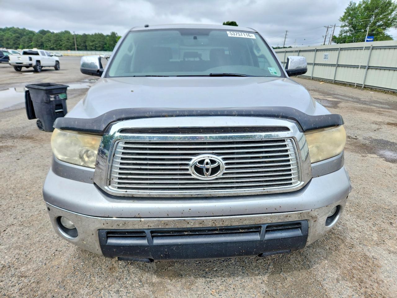2011 Toyota Tundra Crewmax Limited Серебряный vin: 5TFHW5F17BX194924