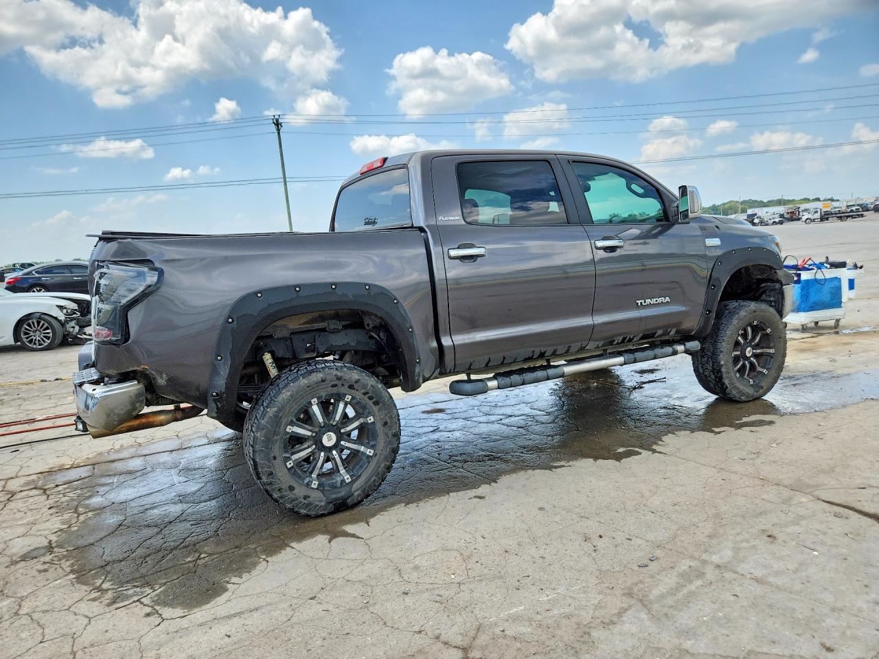 2012 Toyota Tundra Crewmax Limited Gray vin: 5TFHW5F18CX233151
