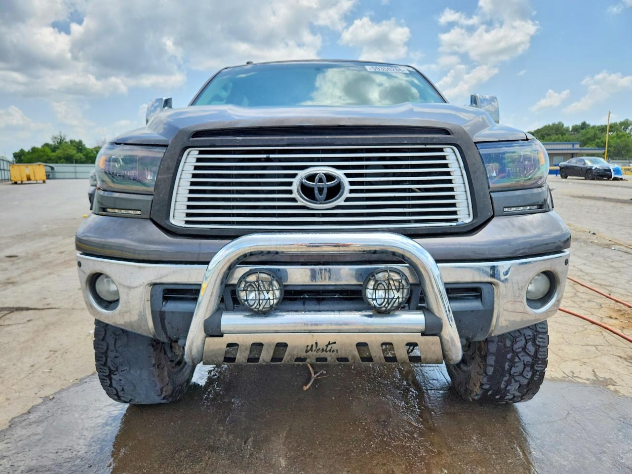 2012 Toyota Tundra Crewmax Limited Gray vin: 5TFHW5F18CX233151