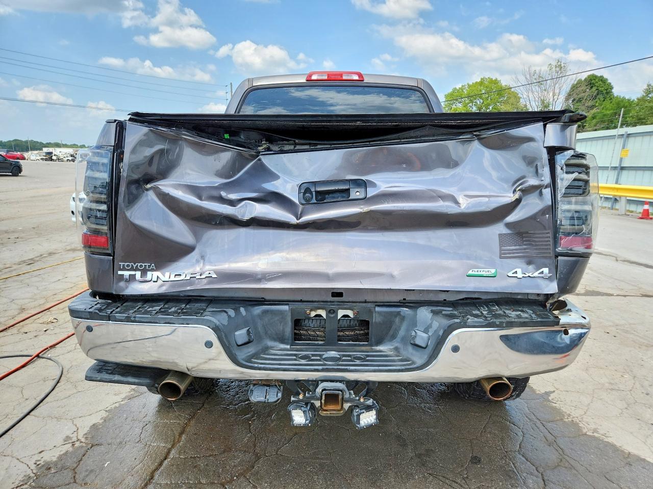 2012 Toyota Tundra Crewmax Limited Gray vin: 5TFHW5F18CX233151