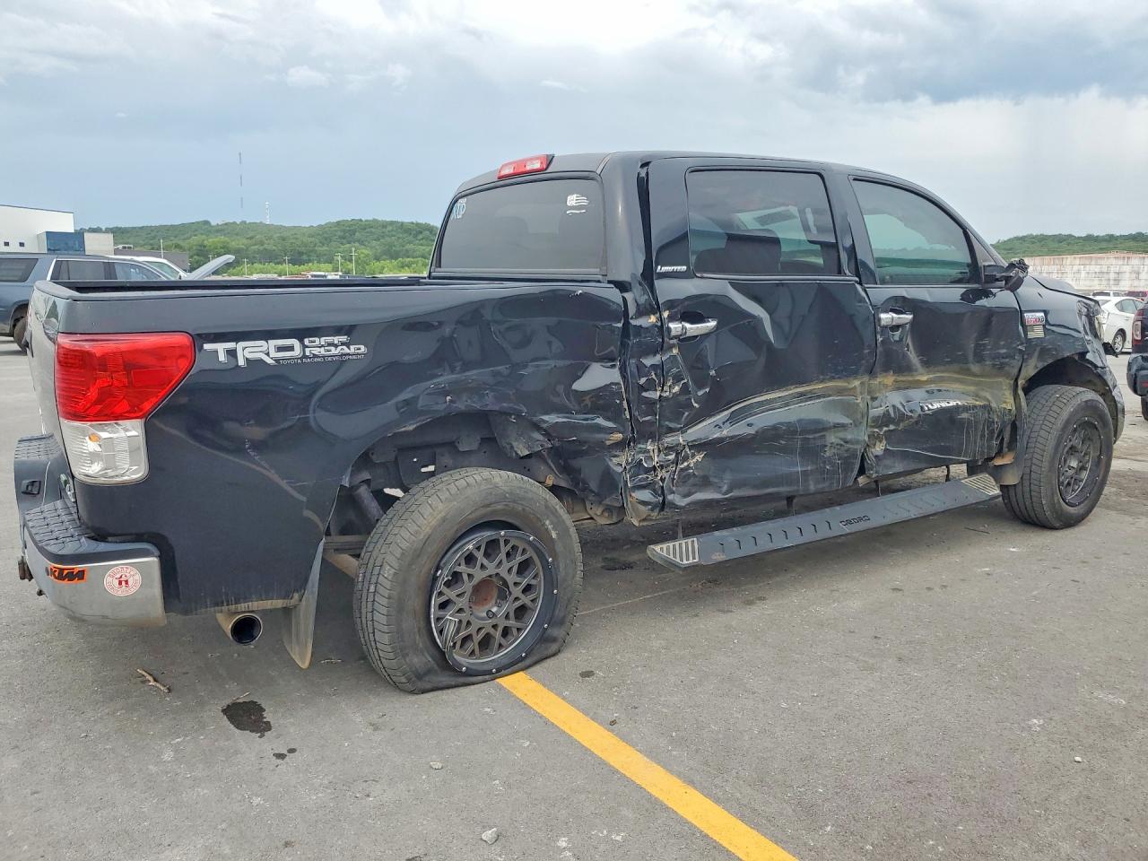 2013 Toyota Tundra Limited Black vin: 5TFHW5F18DX294730