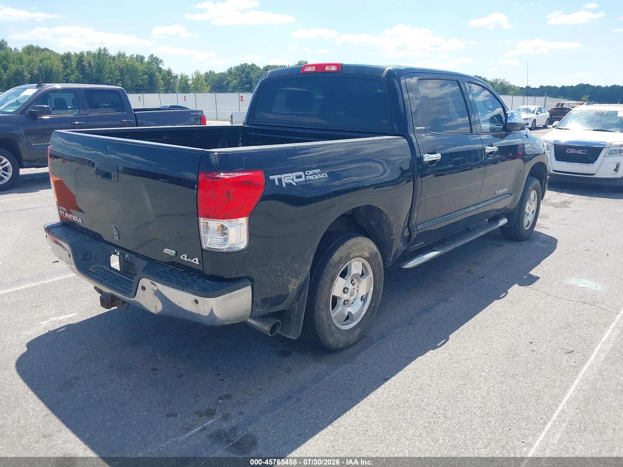 2013 Toyota Tundra Limited 5.7l V8 Черный vin: 5TFHW5F18DX318038