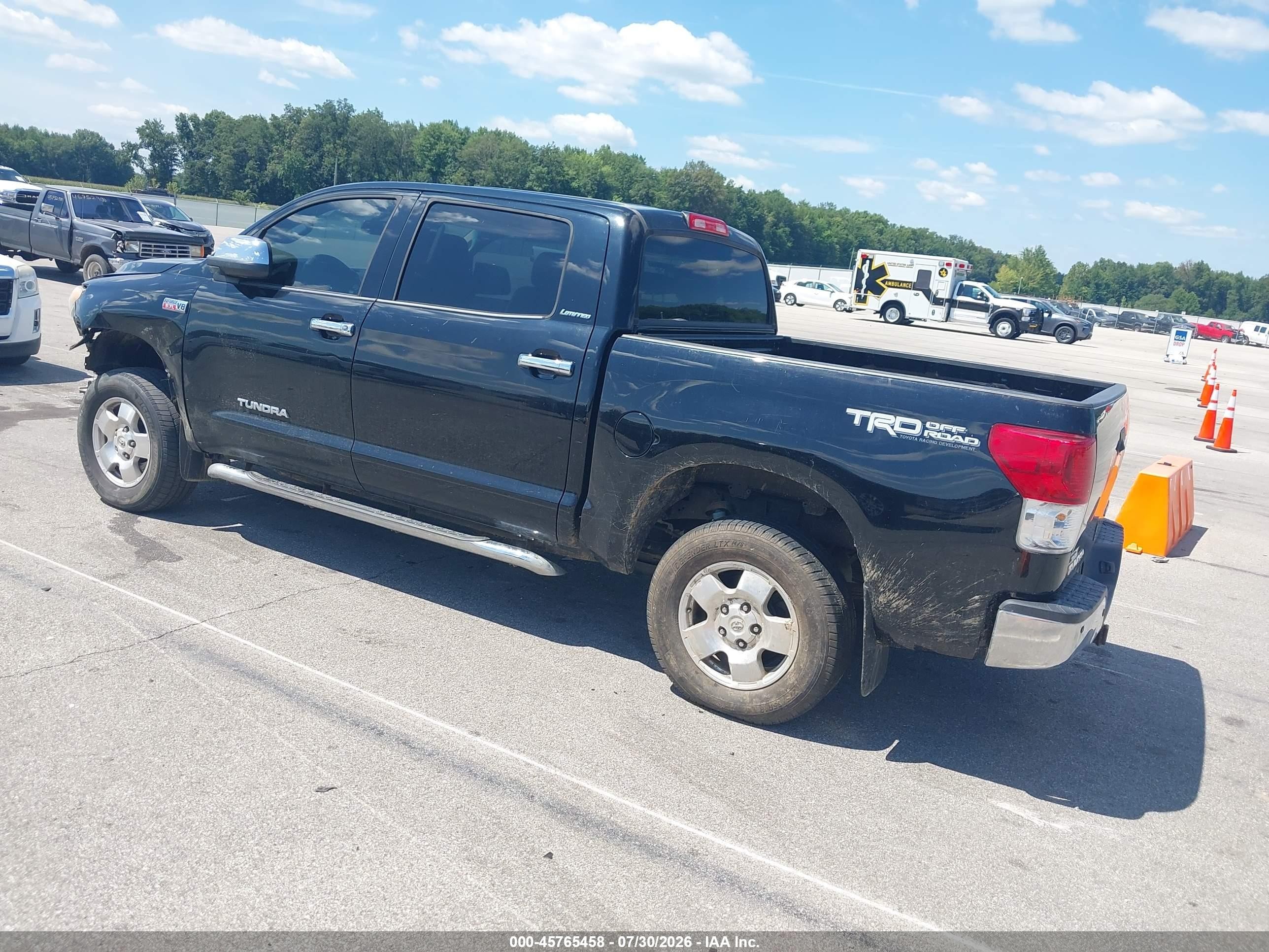 2013 Toyota Tundra Limited 5.7l V8 Черный vin: 5TFHW5F18DX318038
