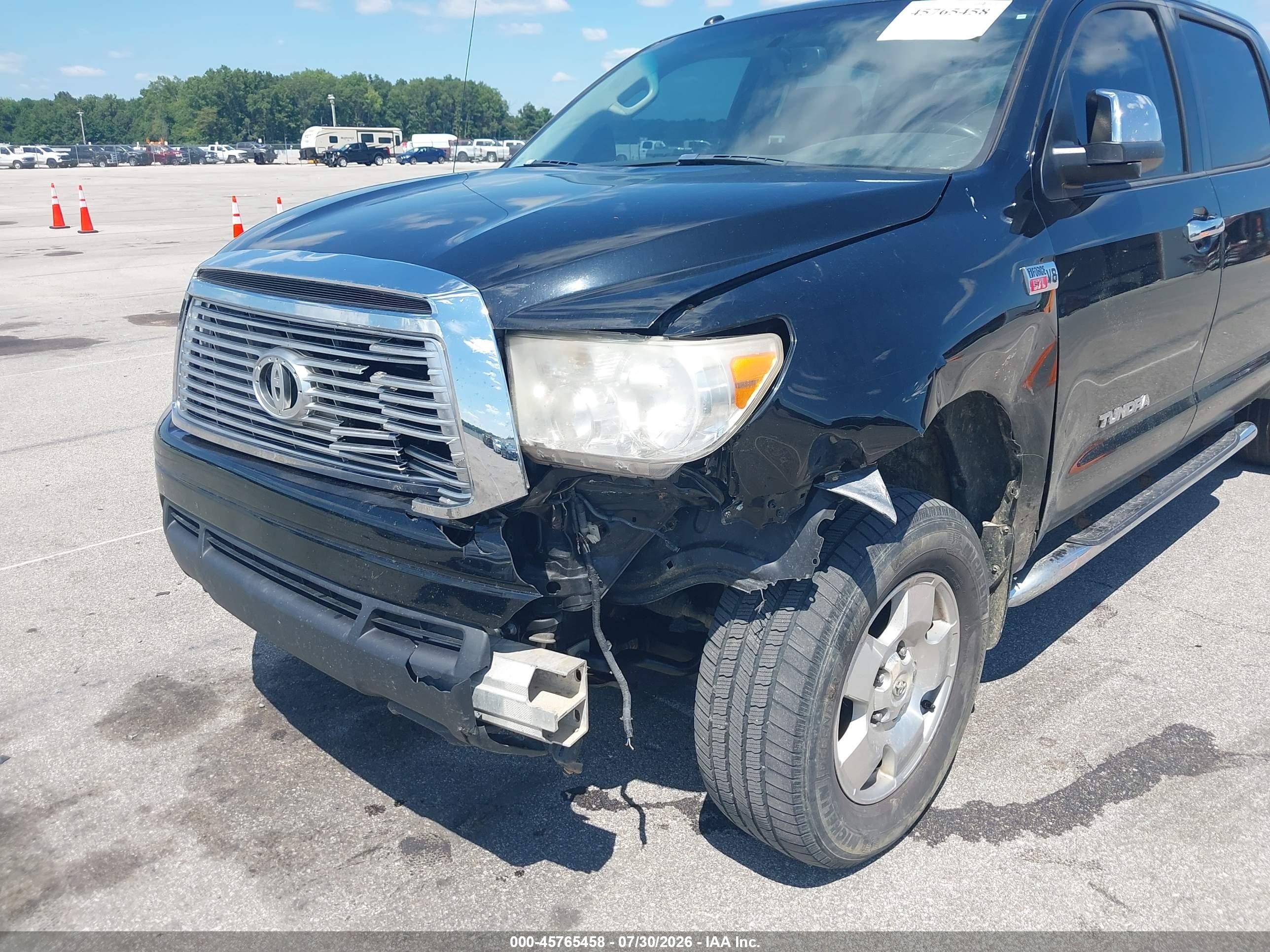 2013 Toyota Tundra Limited 5.7l V8 Черный vin: 5TFHW5F18DX318038