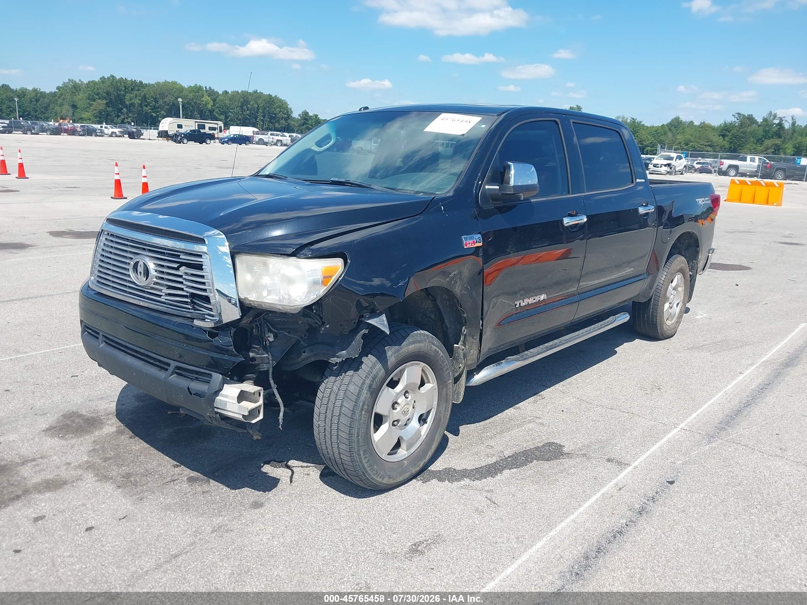 2013 Toyota Tundra Limited 5.7l V8 Черный vin: 5TFHW5F18DX318038