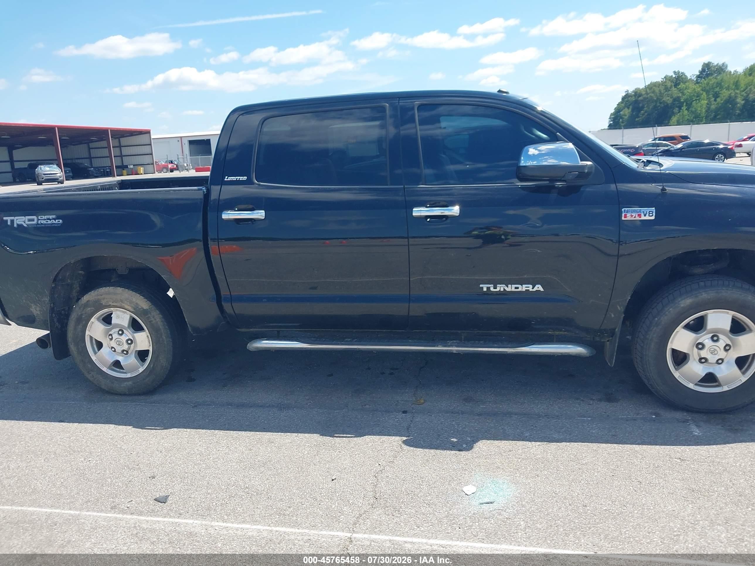 2013 Toyota Tundra Limited 5.7l V8 Черный vin: 5TFHW5F18DX318038