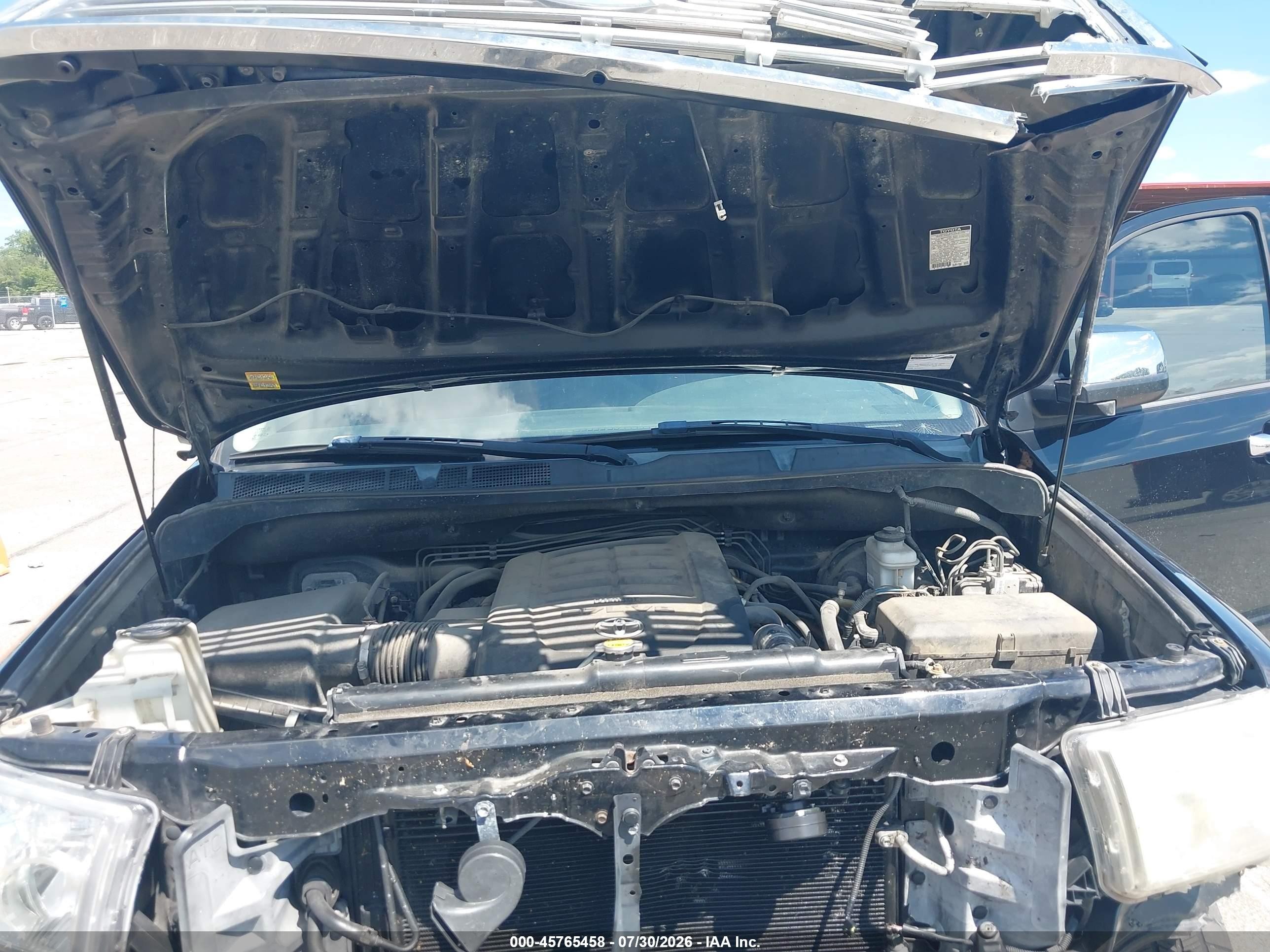 2013 Toyota Tundra Limited 5.7l V8 Черный vin: 5TFHW5F18DX318038