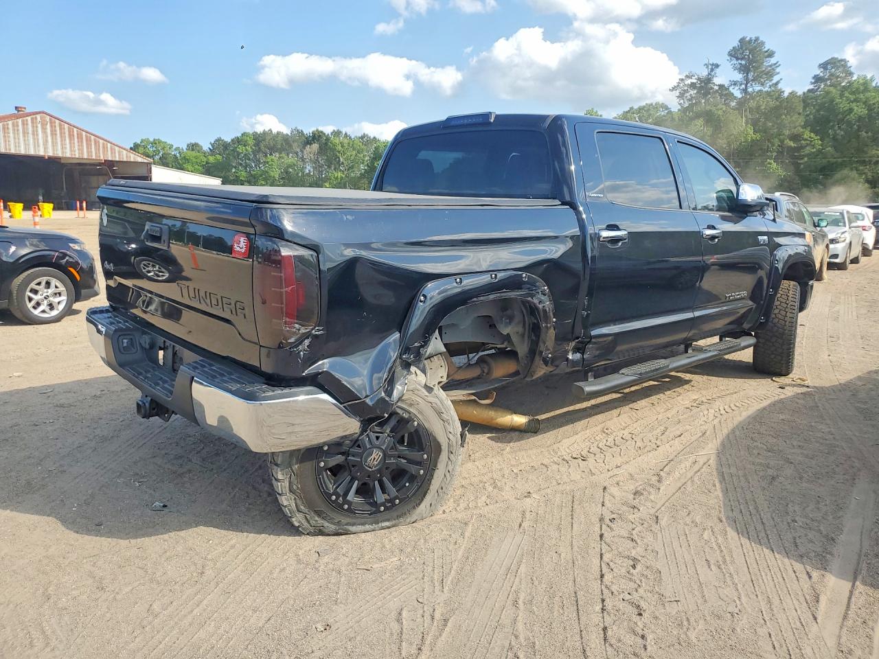 2014 Toyota Tundra Crewmax Limited Черный vin: 5TFHW5F18EX325623