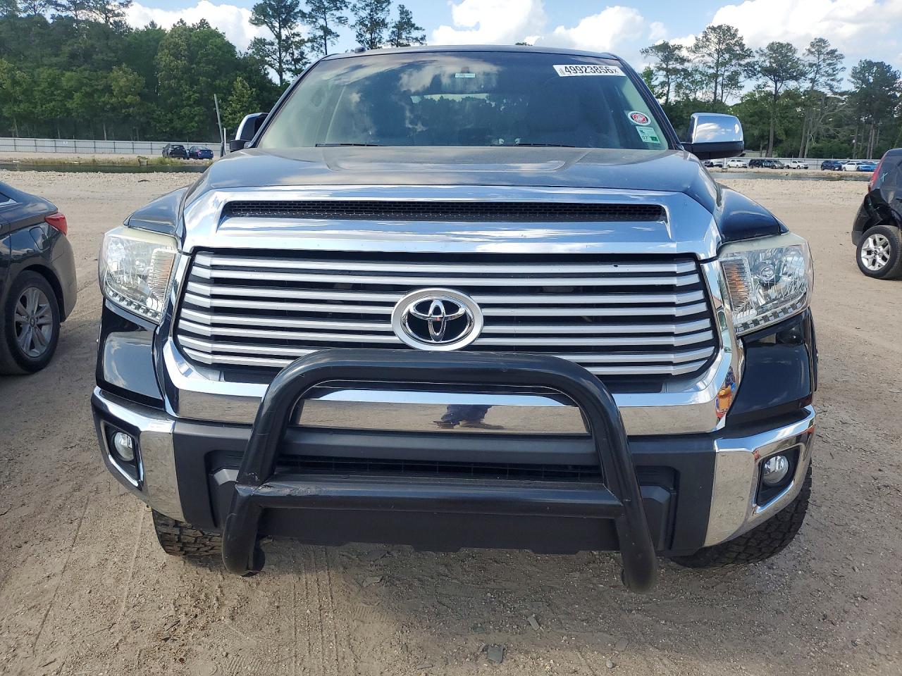 2014 Toyota Tundra Crewmax Limited Черный vin: 5TFHW5F18EX325623