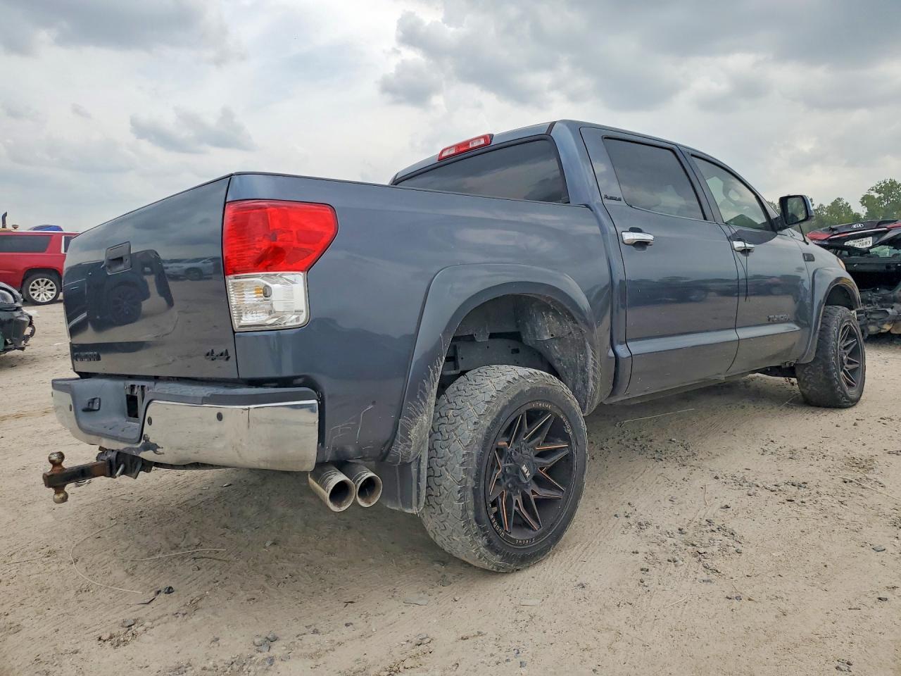 2010 Toyota Tundra Crewmax Limited Gray vin: 5TFHW5F19AX135940