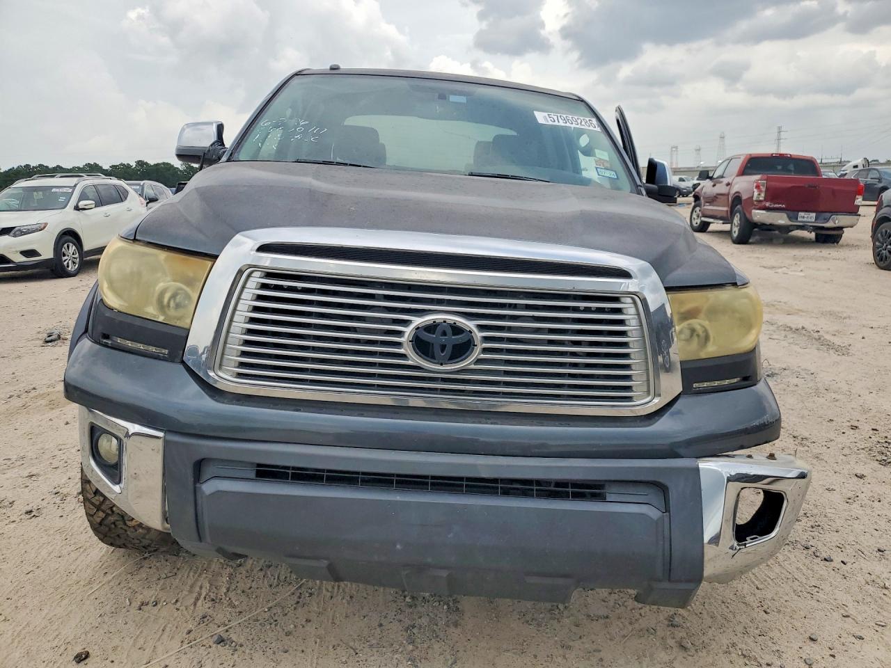 2010 Toyota Tundra Crewmax Limited Gray vin: 5TFHW5F19AX135940