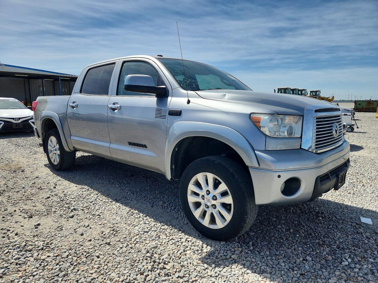 2012 Toyota Tundra Crewmax Limited Silver vin: 5TFHW5F1XCX248377