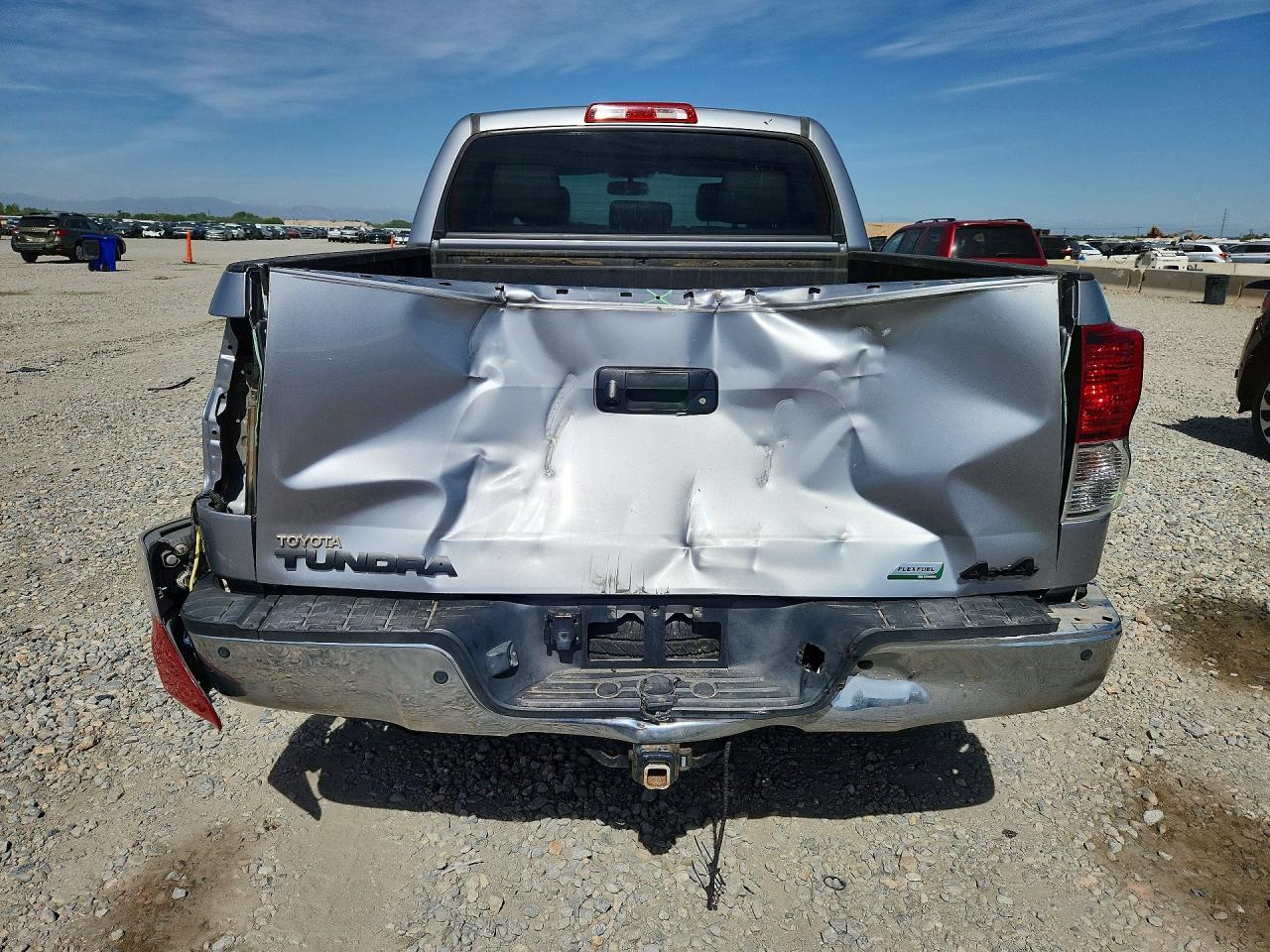 2012 Toyota Tundra Crewmax Limited Silver vin: 5TFHW5F1XCX248377