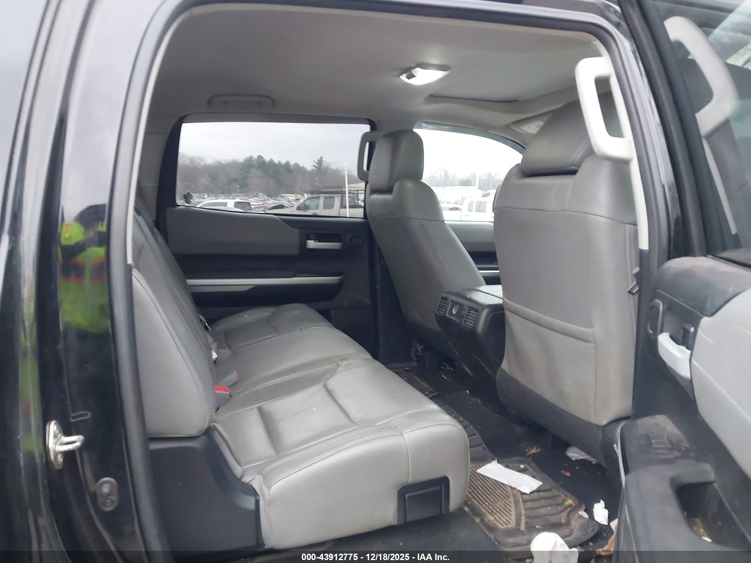 2014 Toyota Tundra Limited 5.7l V8 Black vin: 5TFHW5F1XEX336963