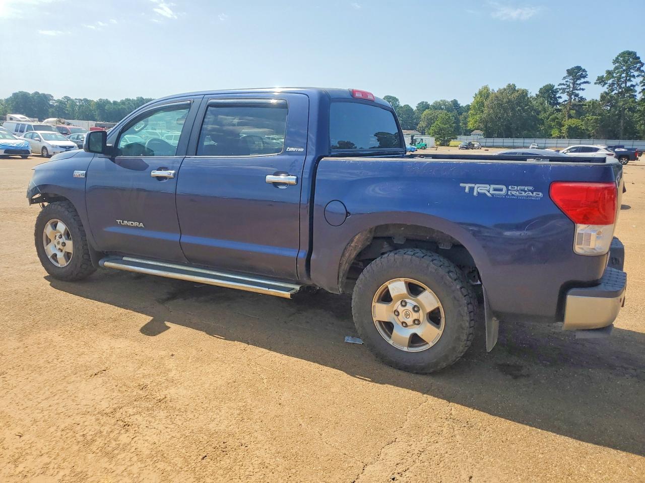 2011 Toyota Tundra Crewmax Limited Blue vin: 5TFHY5F10BX185864