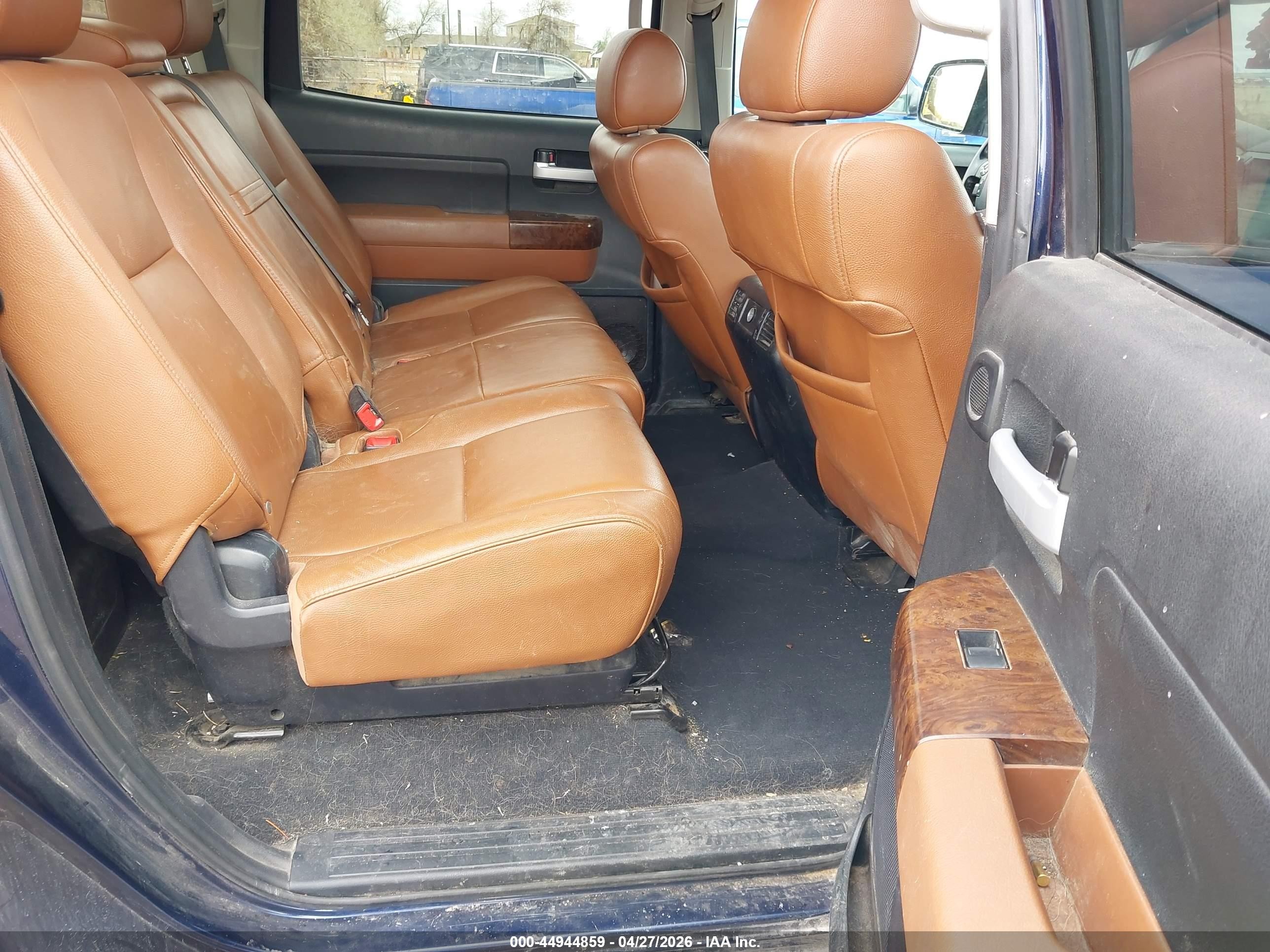 2012 Toyota Tundra Limited 5.7l V8 Blue vin: 5TFHY5F10CX229251