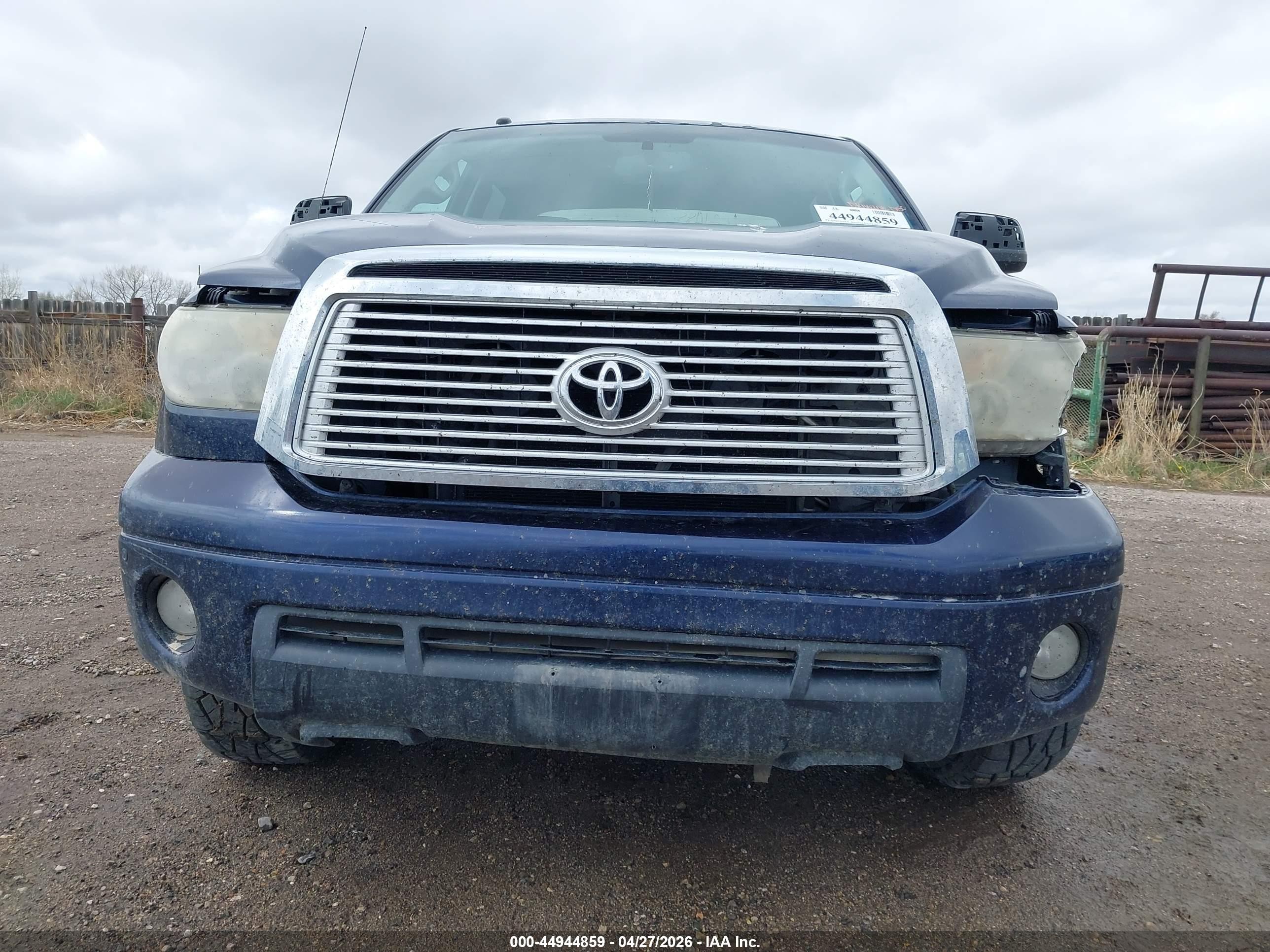 2012 Toyota Tundra Limited 5.7l V8 Blue vin: 5TFHY5F10CX229251